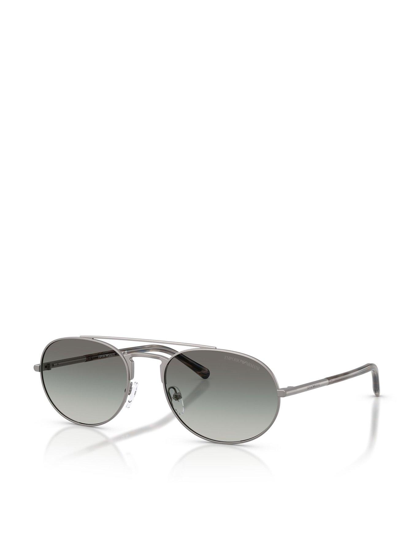 Emporio Armani 0Ea2171 Pilot Sunglasses - Grey