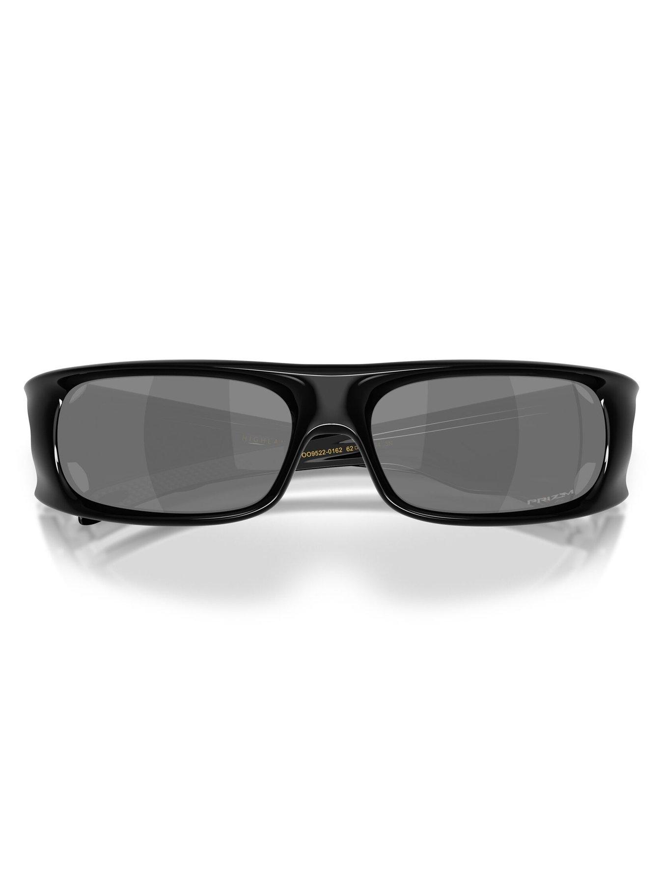  image of oakley-highland-rectangle-sunglasses-black