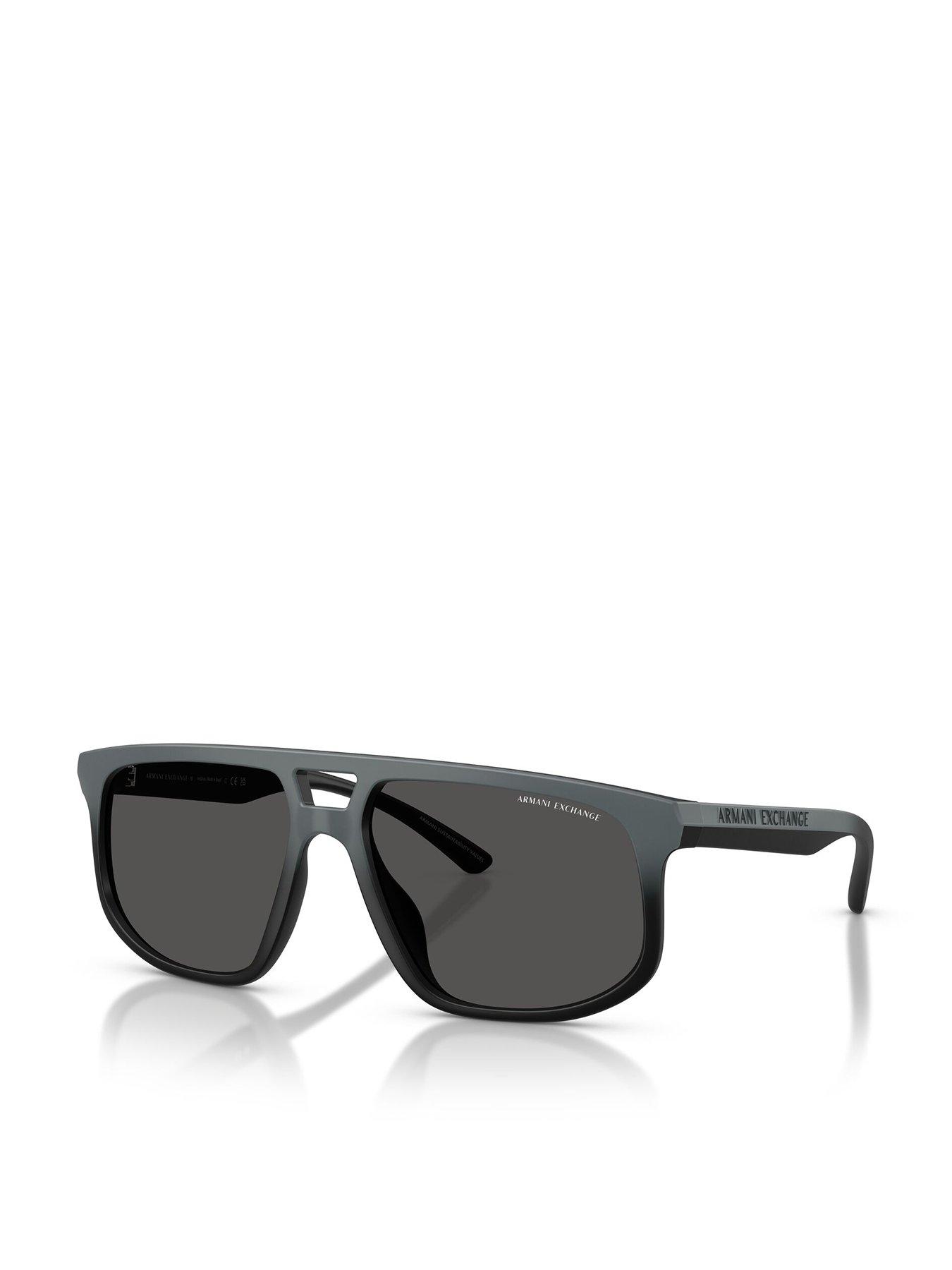Image 1 of 5 of Armani Exchange 0Ax4161Su Pilot Sunglasses - Grey