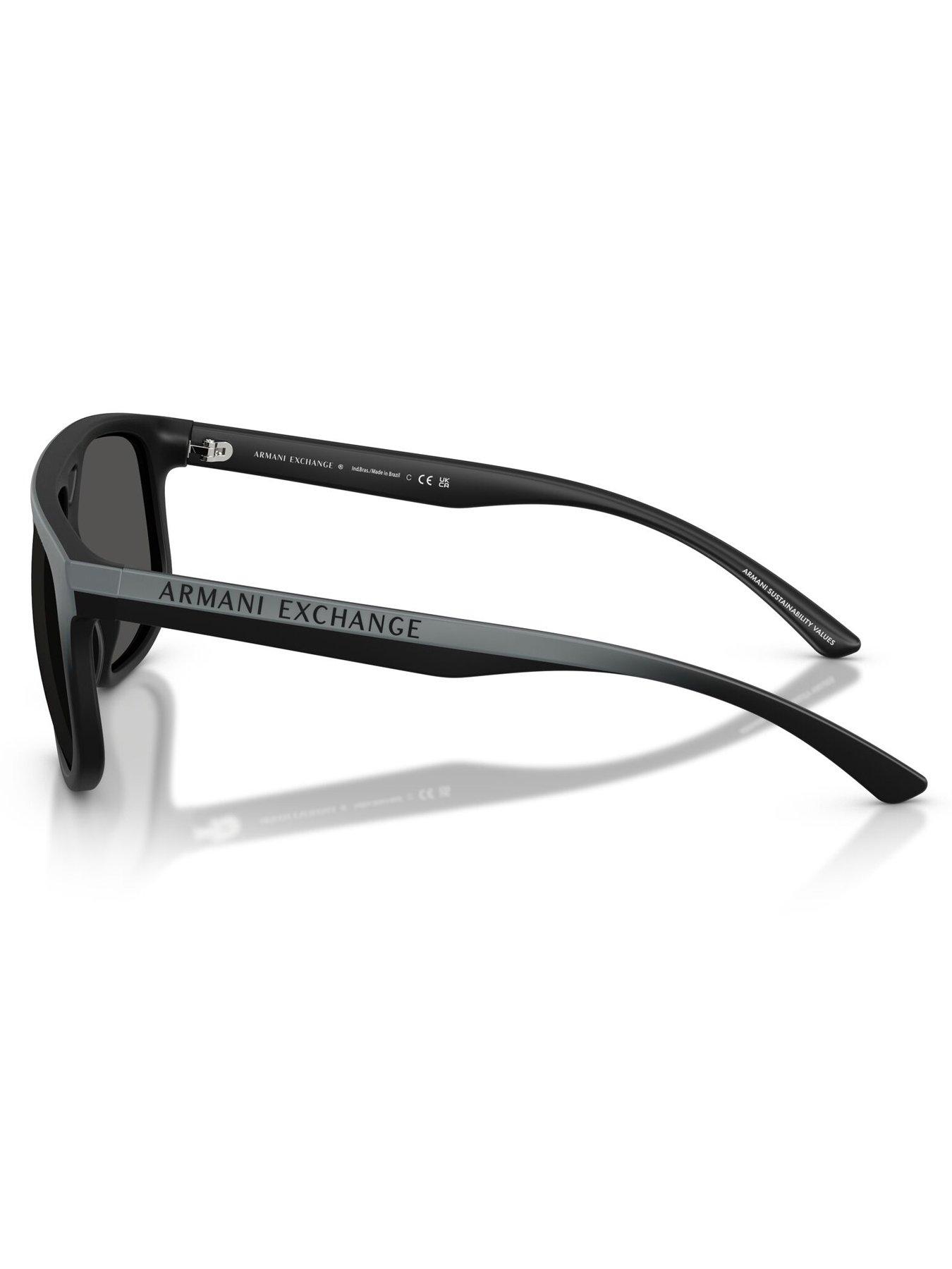 Image 2 of 5 of Armani Exchange 0Ax4161Su Pilot Sunglasses - Grey