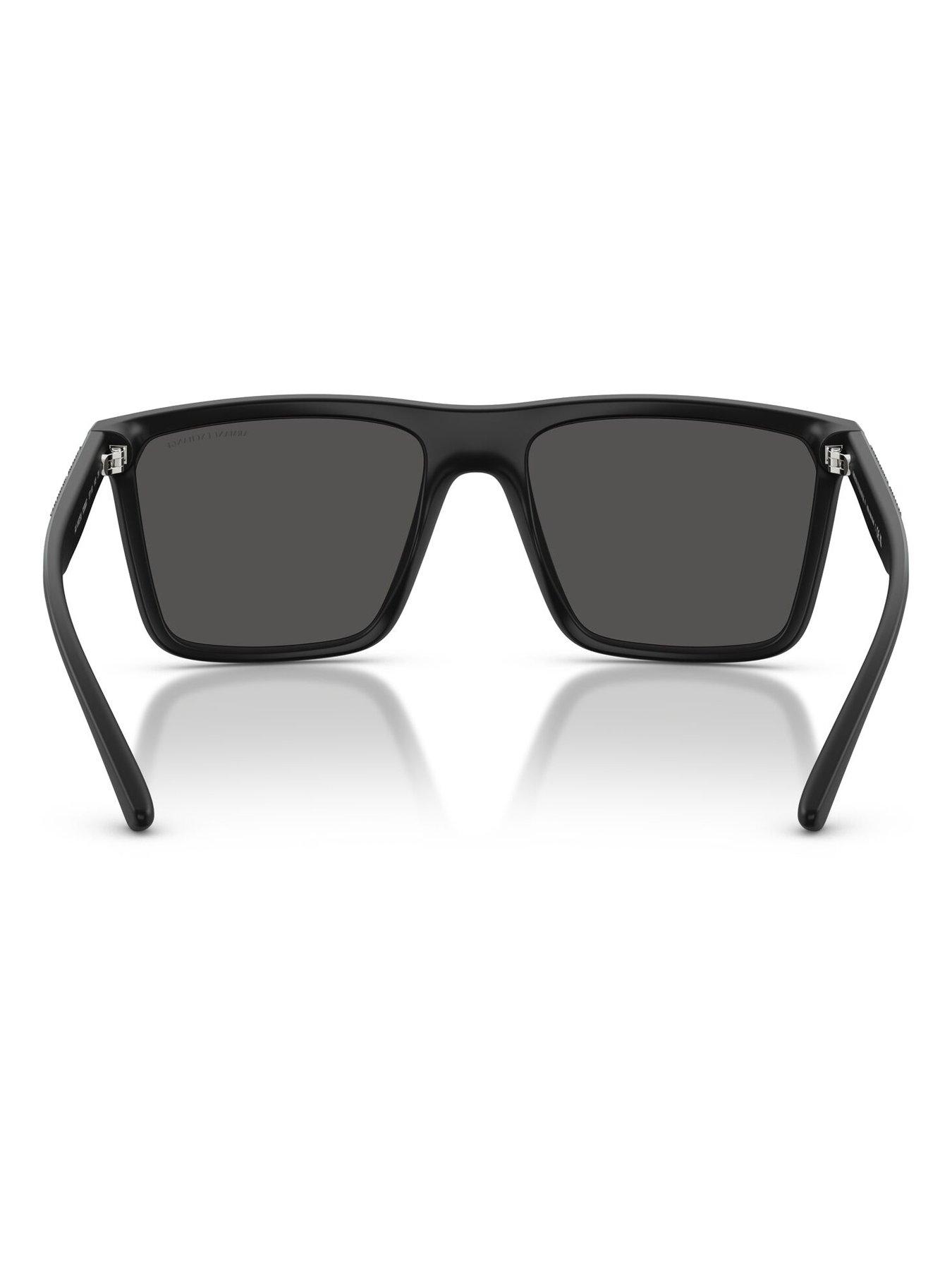  image of armani-exchange-0ax4162su-square-sunglasses-grey