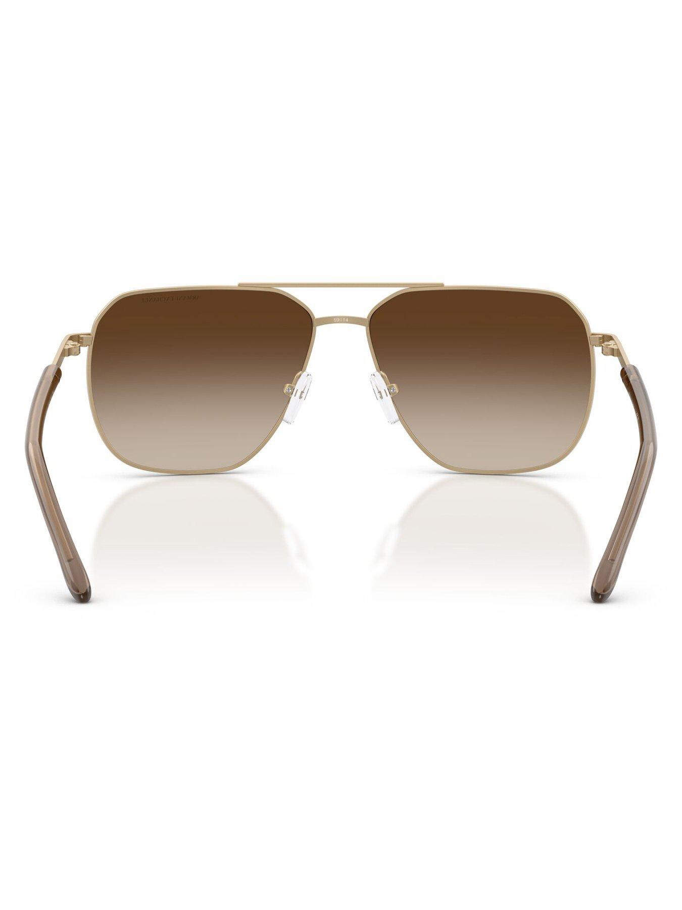 Image 3 of 5 of Armani Exchange 0Ax2057S Pilot Sunglasses - Gold