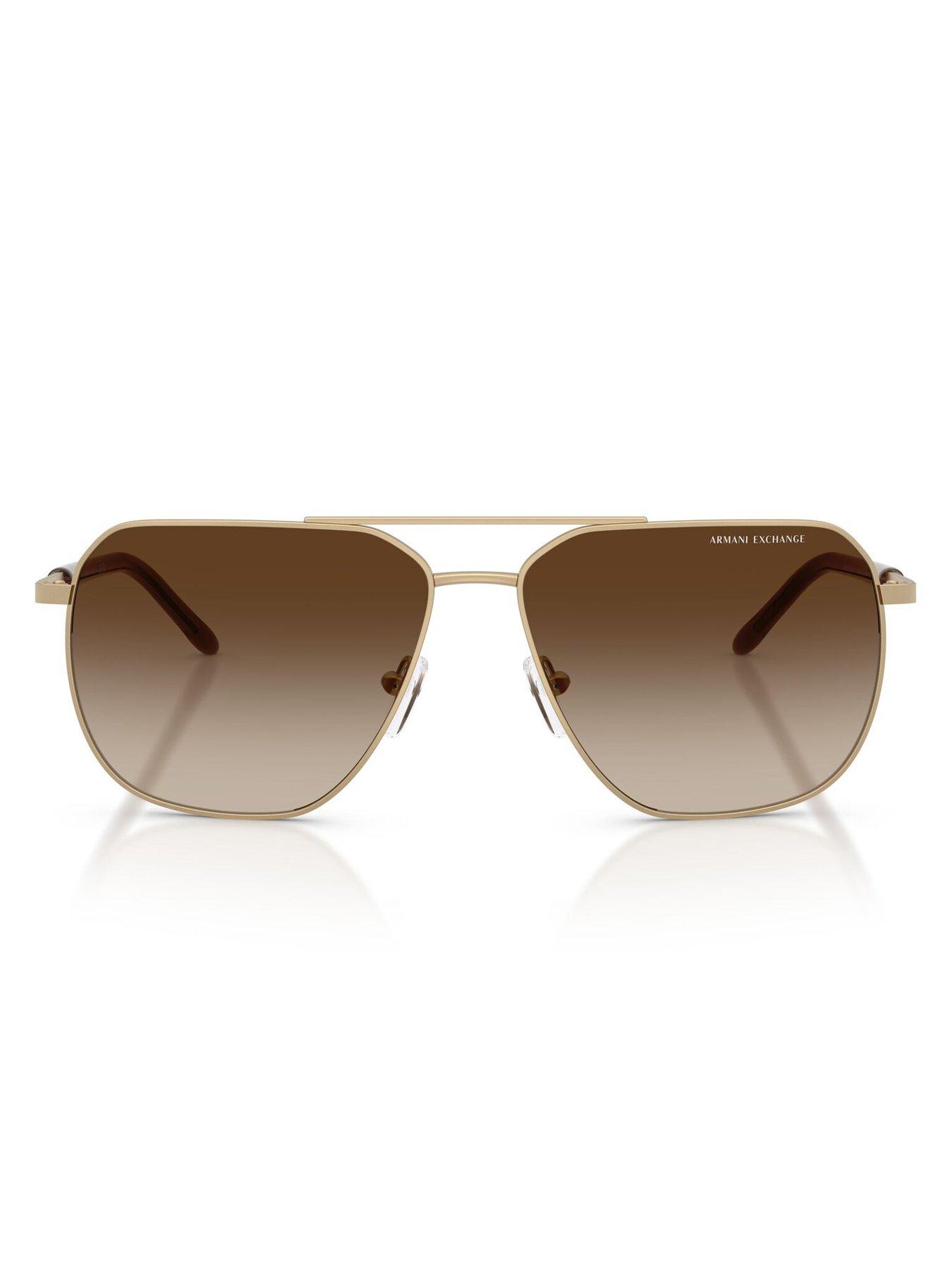 Image 4 of 5 of Armani Exchange 0Ax2057S Pilot Sunglasses - Gold