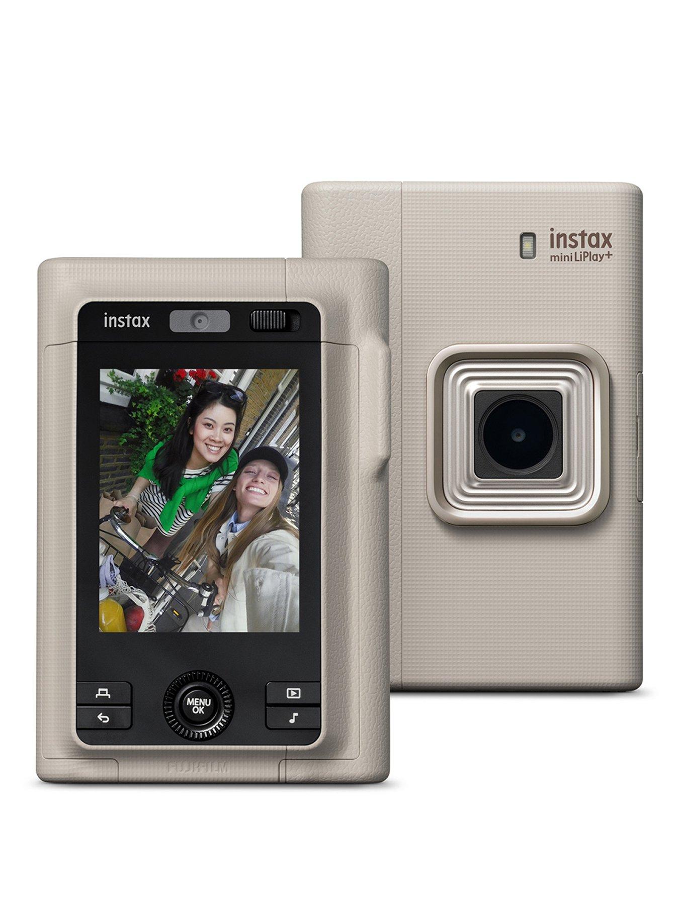 Image 1 of 6 of Fujifilm Instax Mini LiPlay Plus Hybrid Instant Camera - Beige