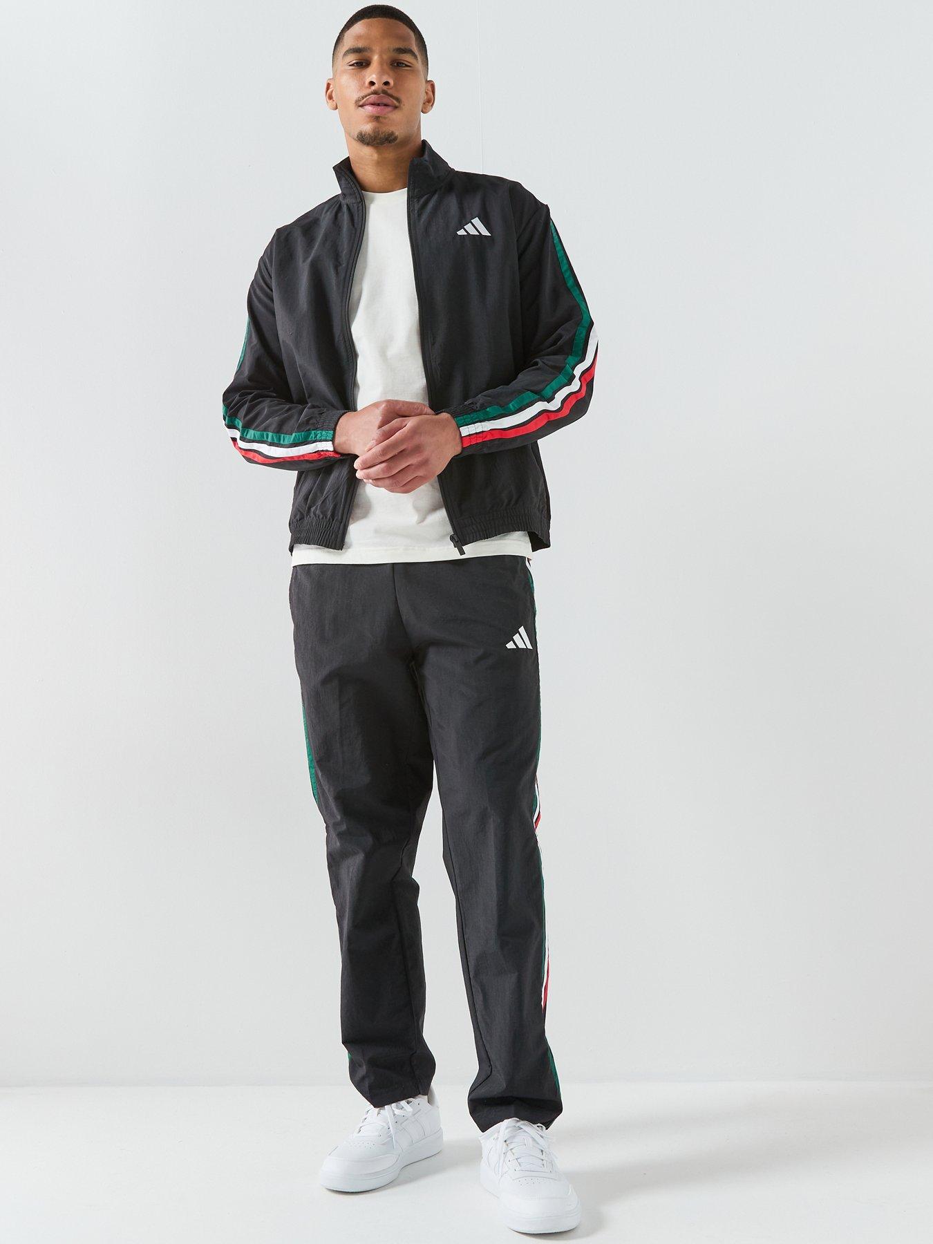 Image 3 of 5 of adidas Sportswear Men's Essentials 3 Stripes Woven Tracksuit Top - Black