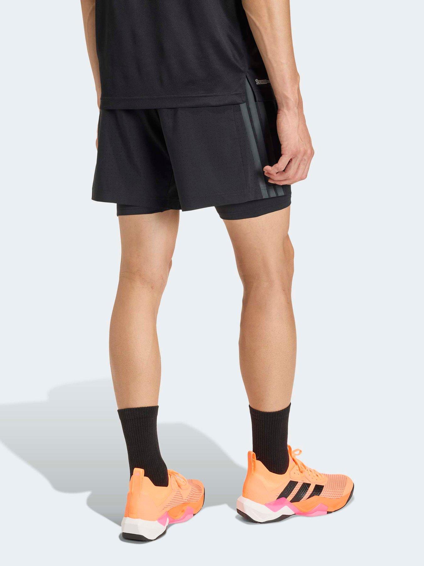  image of adidas-mens-training-tech-2in1-shorts-black