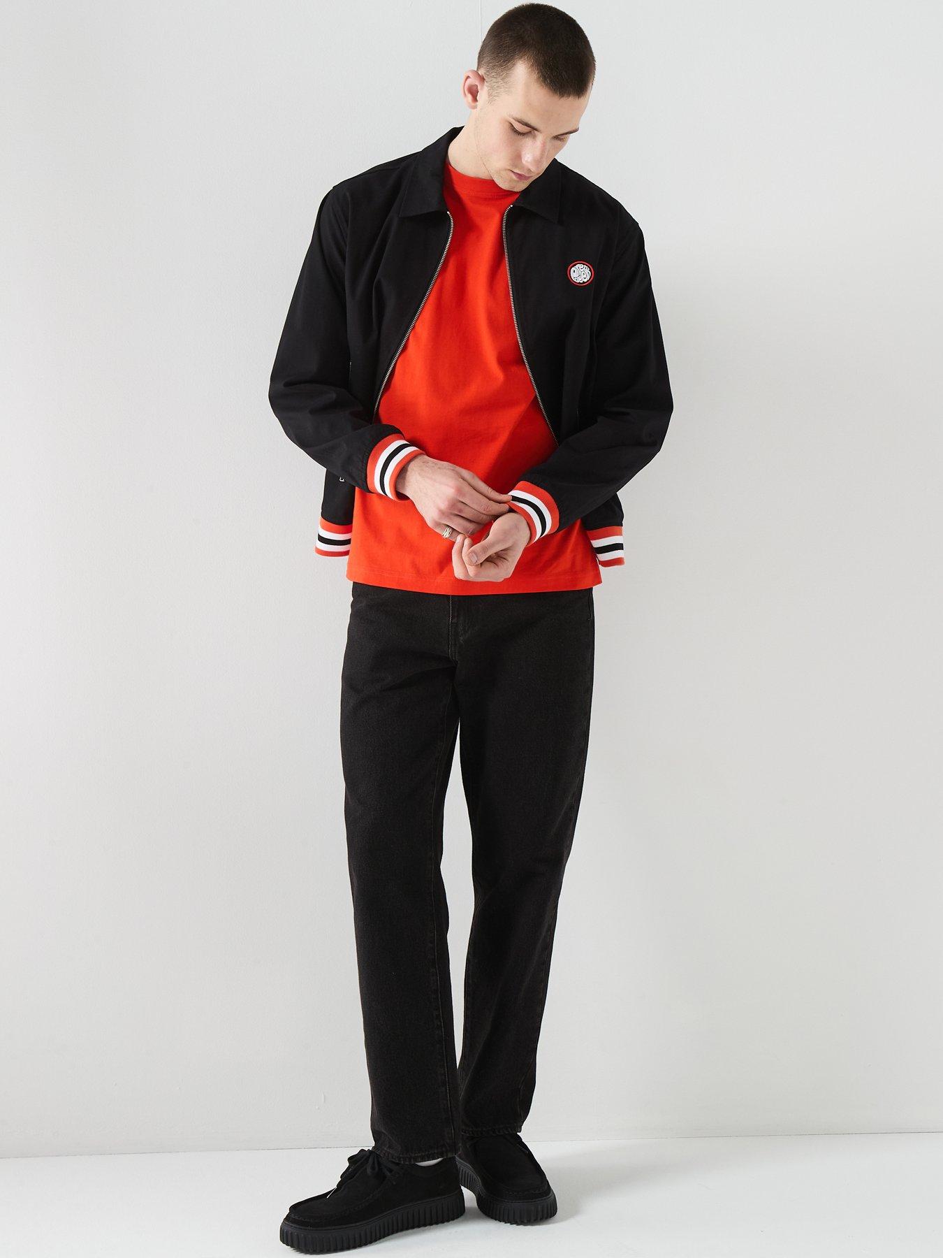  image of pretty-green-sinclair-t-shirt-orange