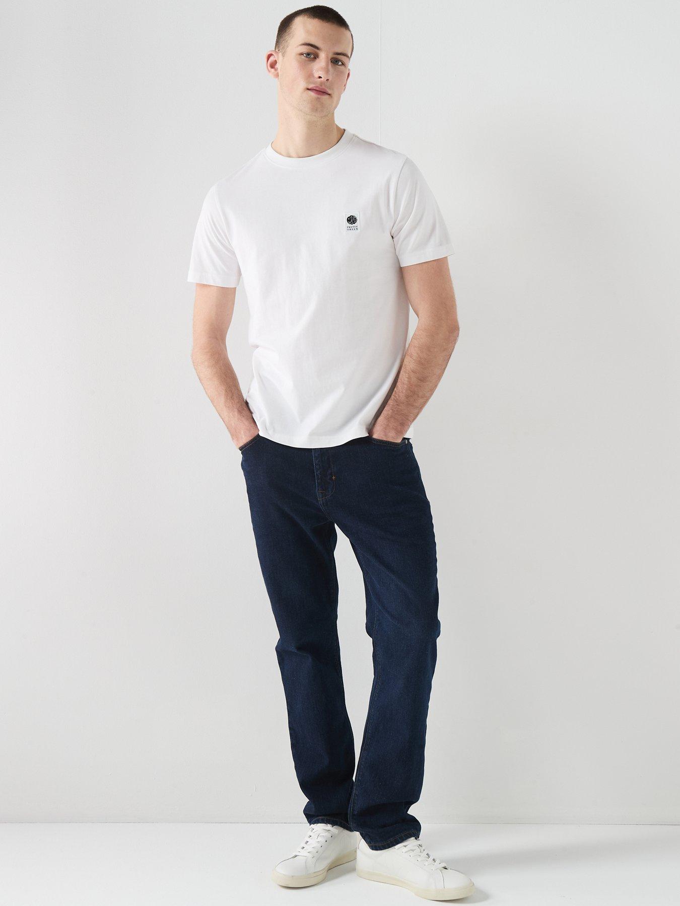 Image 3 of 5 of Pretty Green Sinclair T-shirt - White