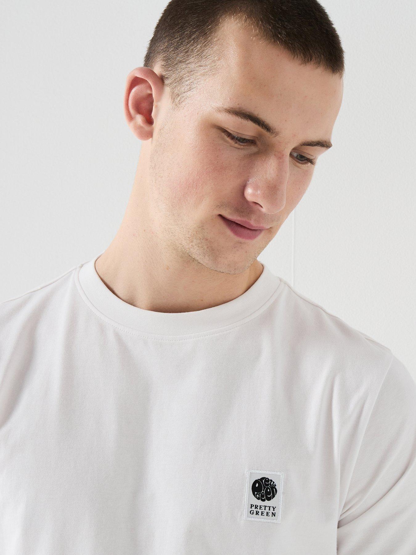 Image 4 of 5 of Pretty Green Sinclair T-shirt - White