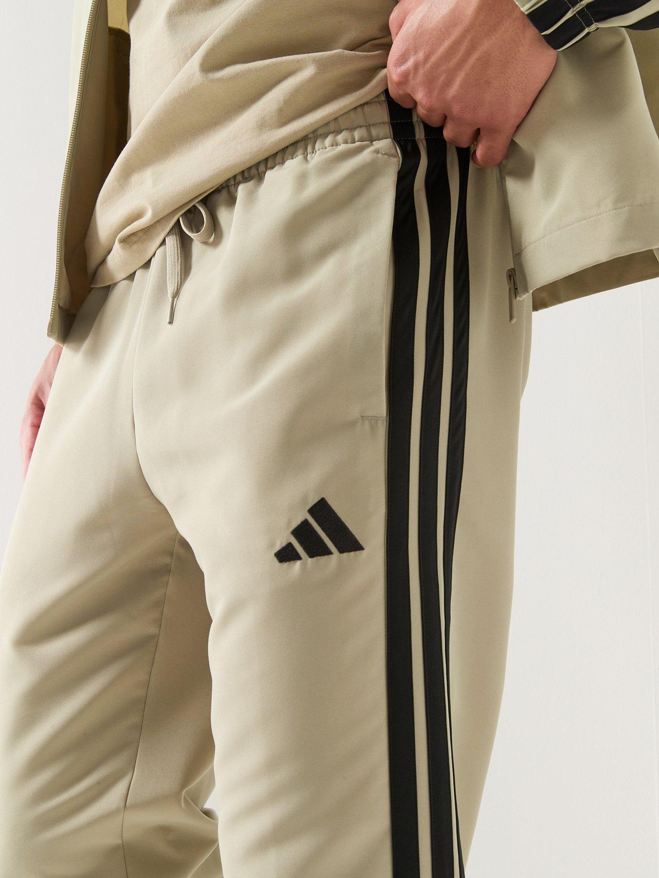  image of adidas-sportswear-mens-3-stripes-woven-tracksuit-wonder-cargo