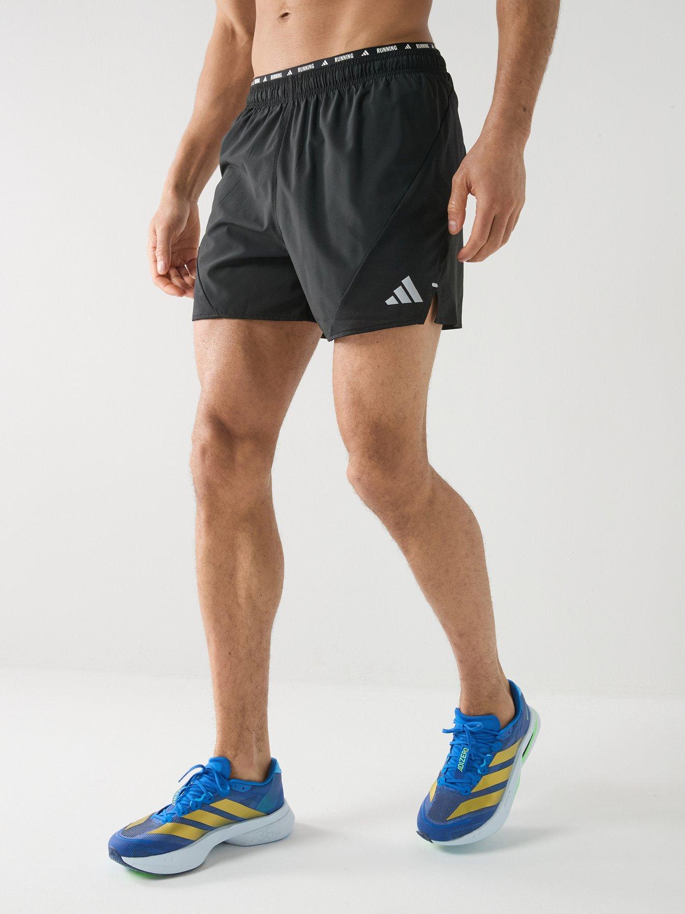 adidas Mens Running Breezy 7 Inch Shorts - Black
