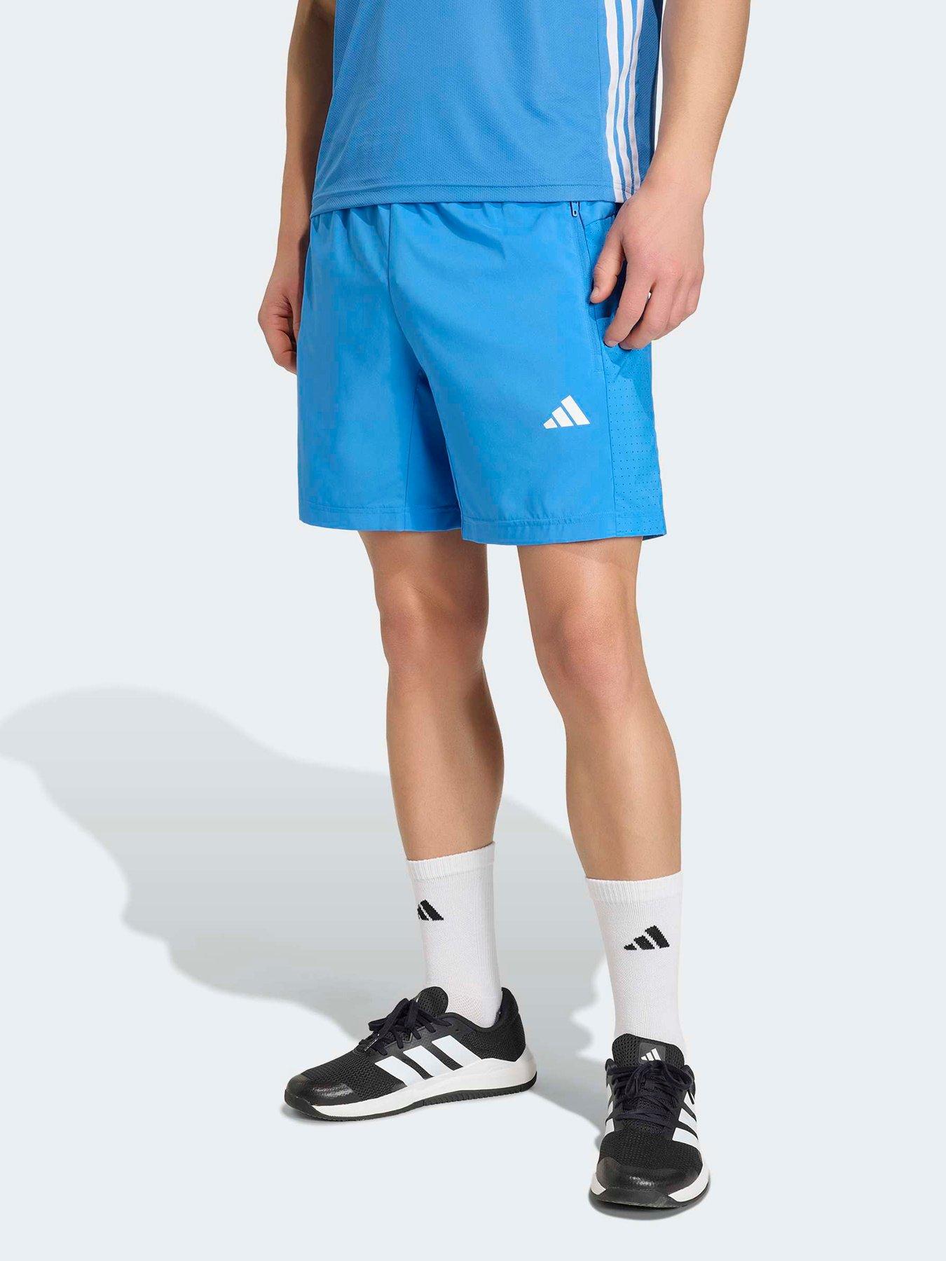 adidas Mens Training Woven Short - Blue