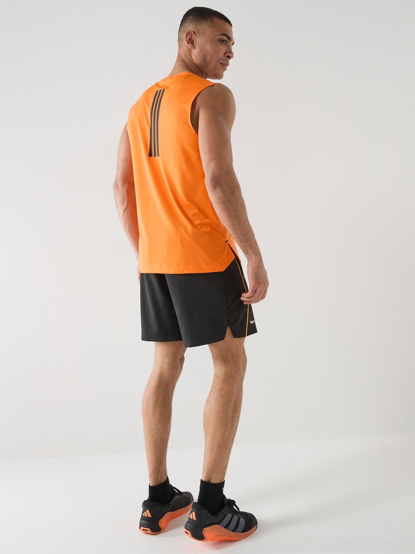 Image 5 of 6 of adidas Mens Training Power Tank - Orange