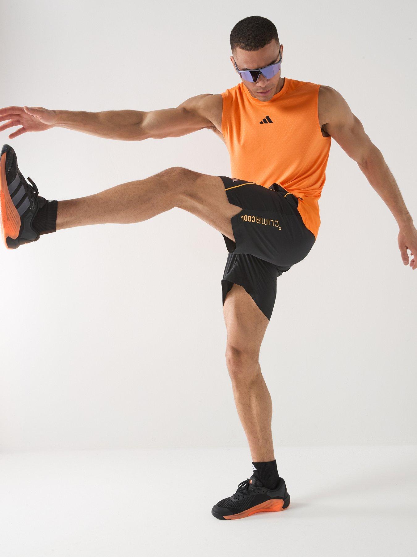Image 6 of 6 of adidas Mens Training Power Tank - Orange