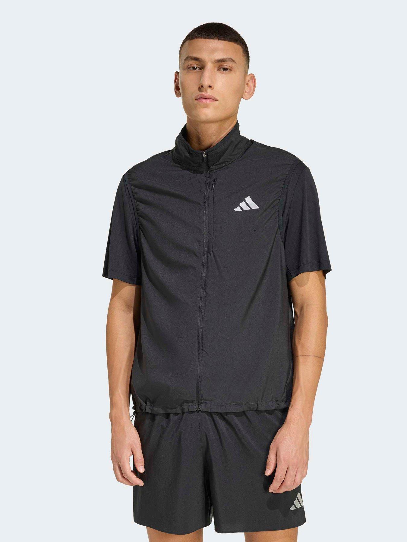 adidas Mens Running Adi365 Essentials Vest - Black