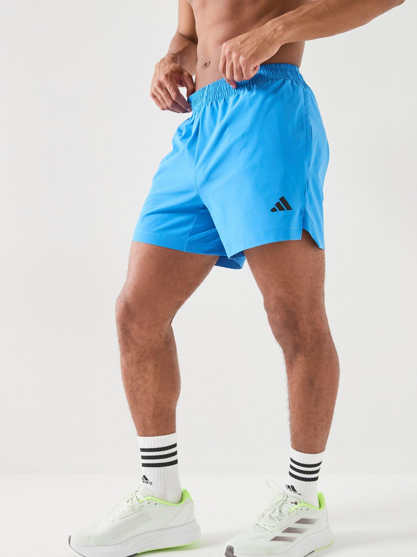 adidas Mens Training Power Shorts - Blue