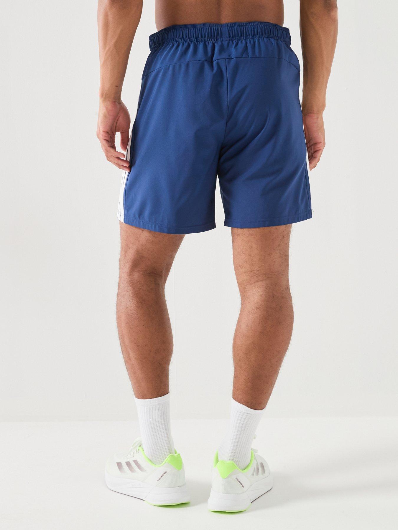 Image 2 of 6 of adidas Mens Training Workout Essentials Shorts - Blue