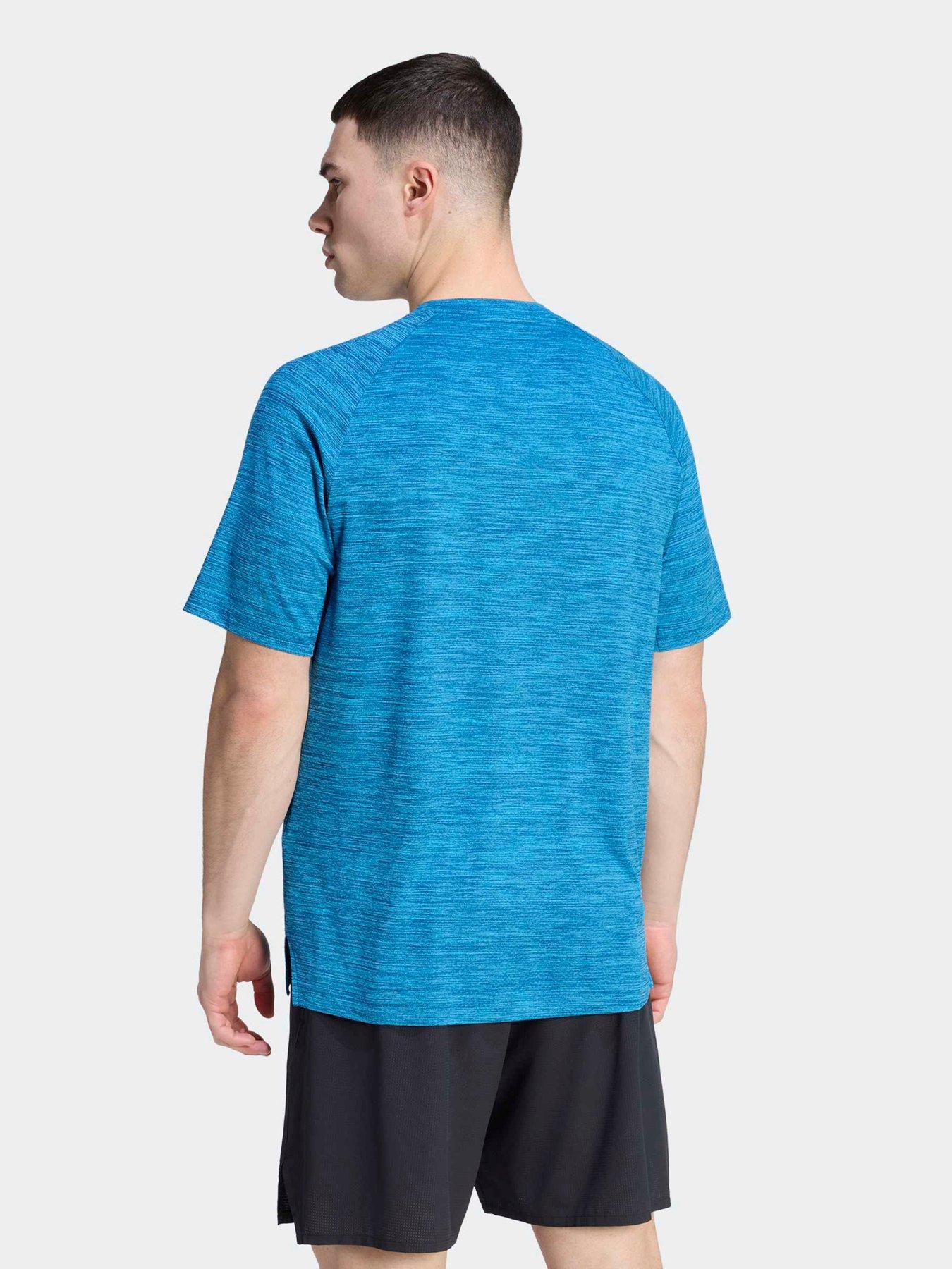Image 2 of 4 of adidas Mens Training Tech T-Shirt - Blue