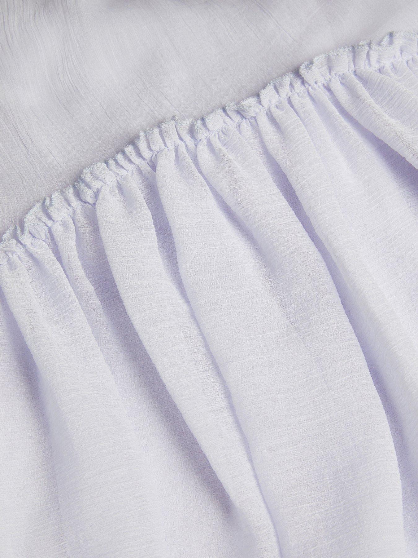 Image 4 of 5 of Monsoon Girls Elena Sparkle Swing Dress - Pale Blue