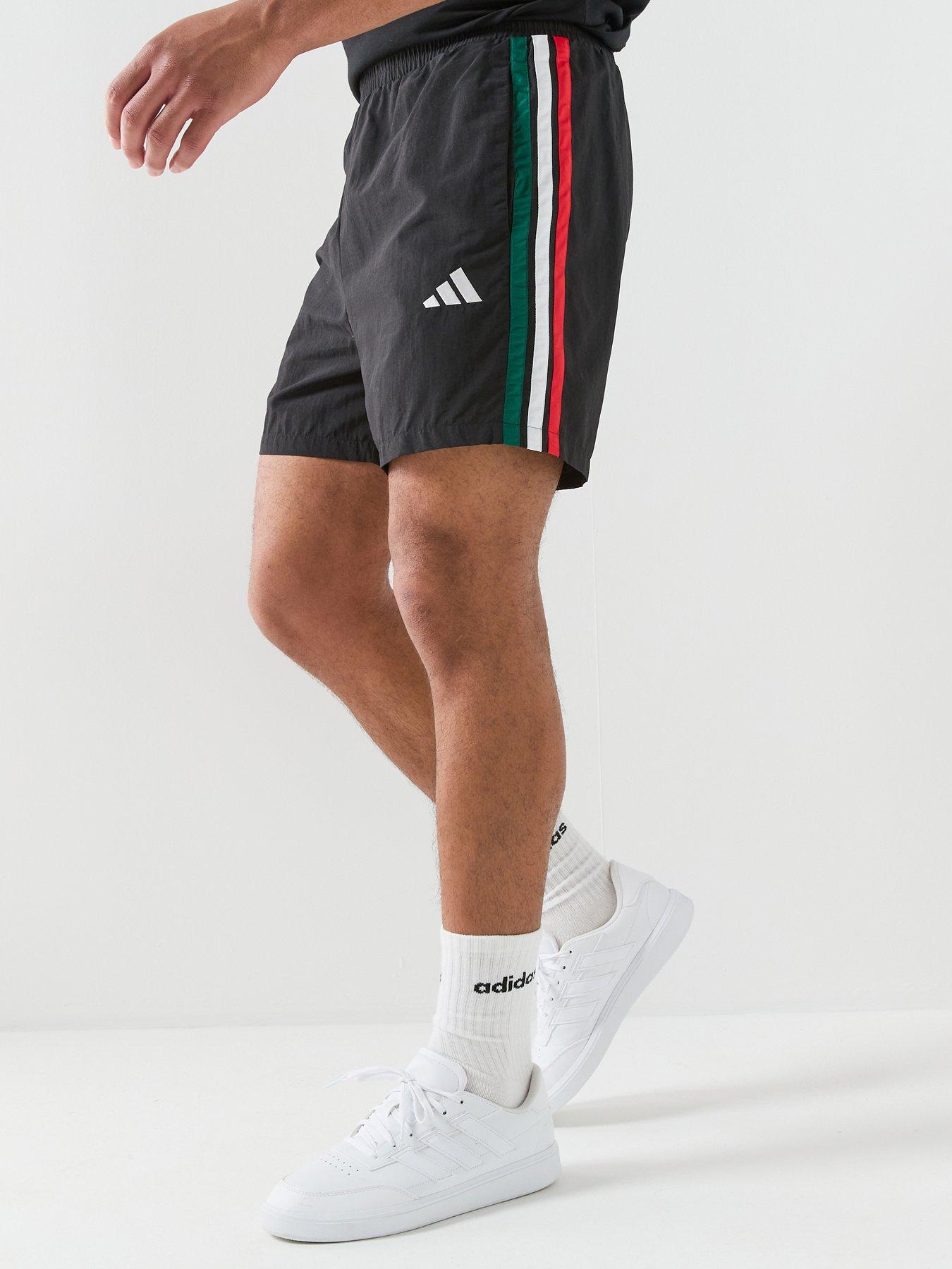 adidas Sportswear Men's Essentials Three Stripes Chelsea Woven Short - Black