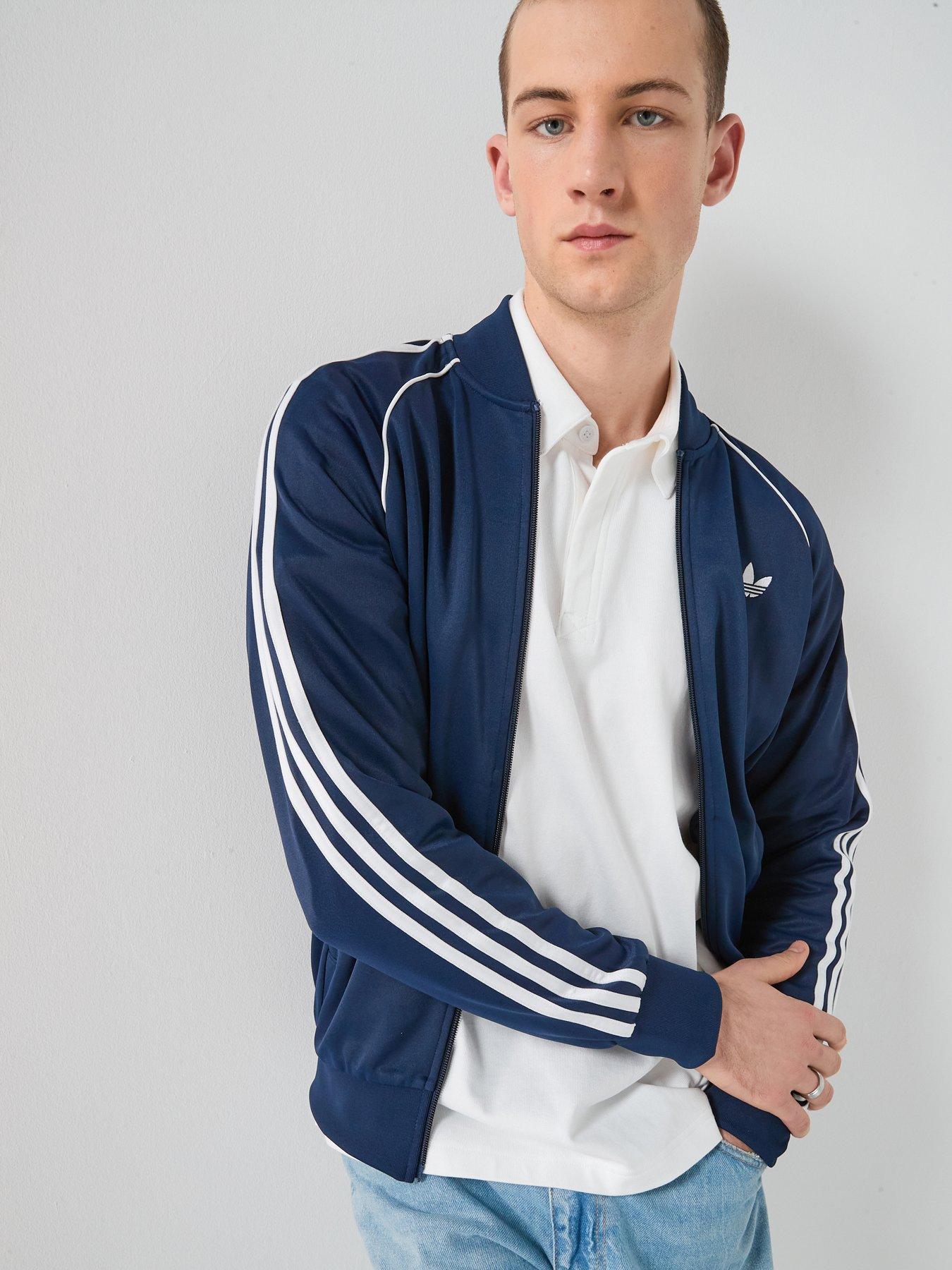 adidas Originals Men's SST Tracksuit Top - Blue