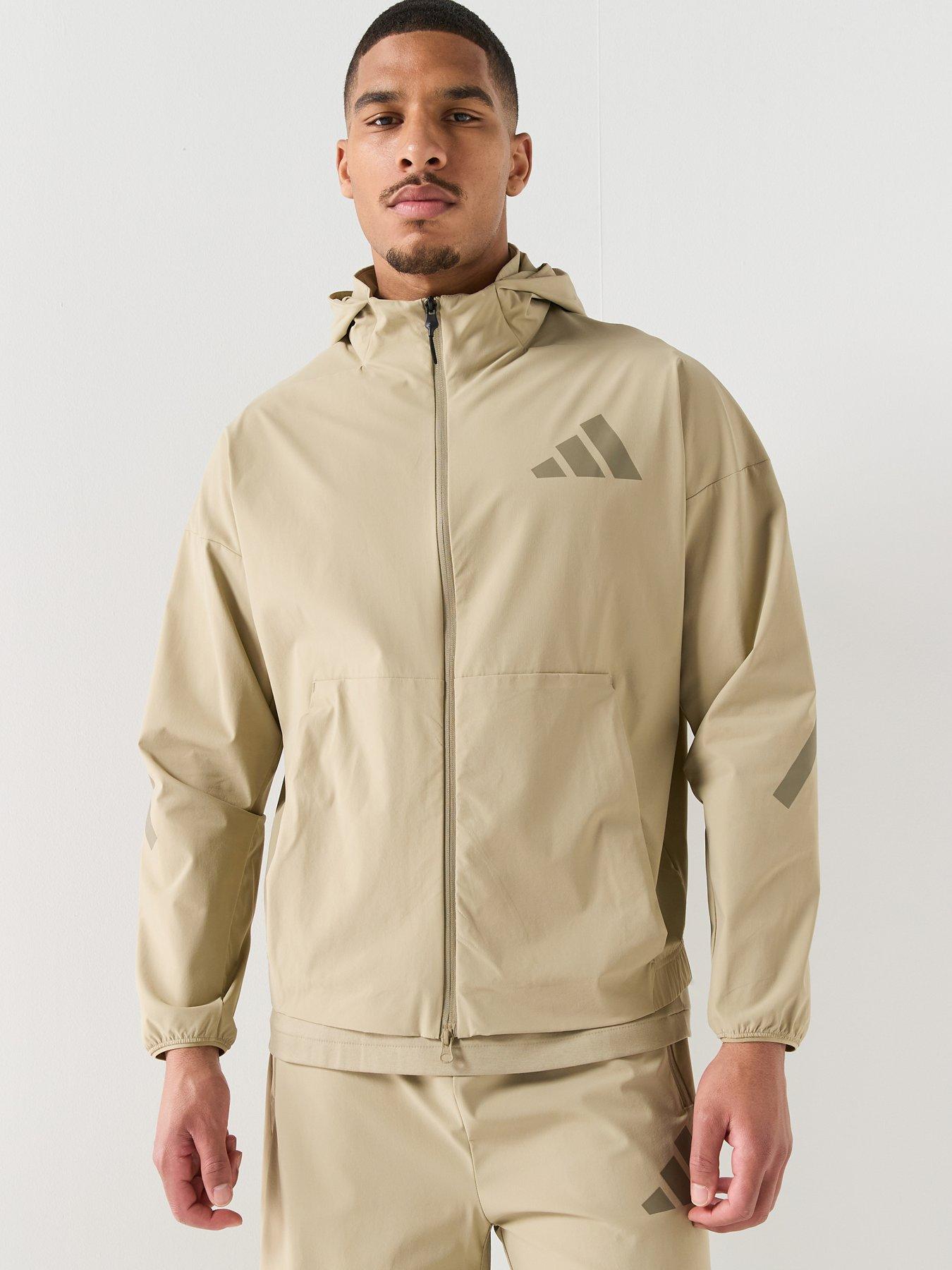 adidas Sportswear Men's ZNE Woven Track Top - Wonder Cargo