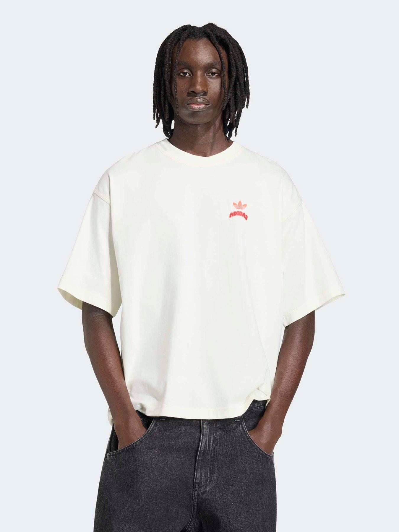 adidas Originals Mens Burger Graphic T-Shirt - White