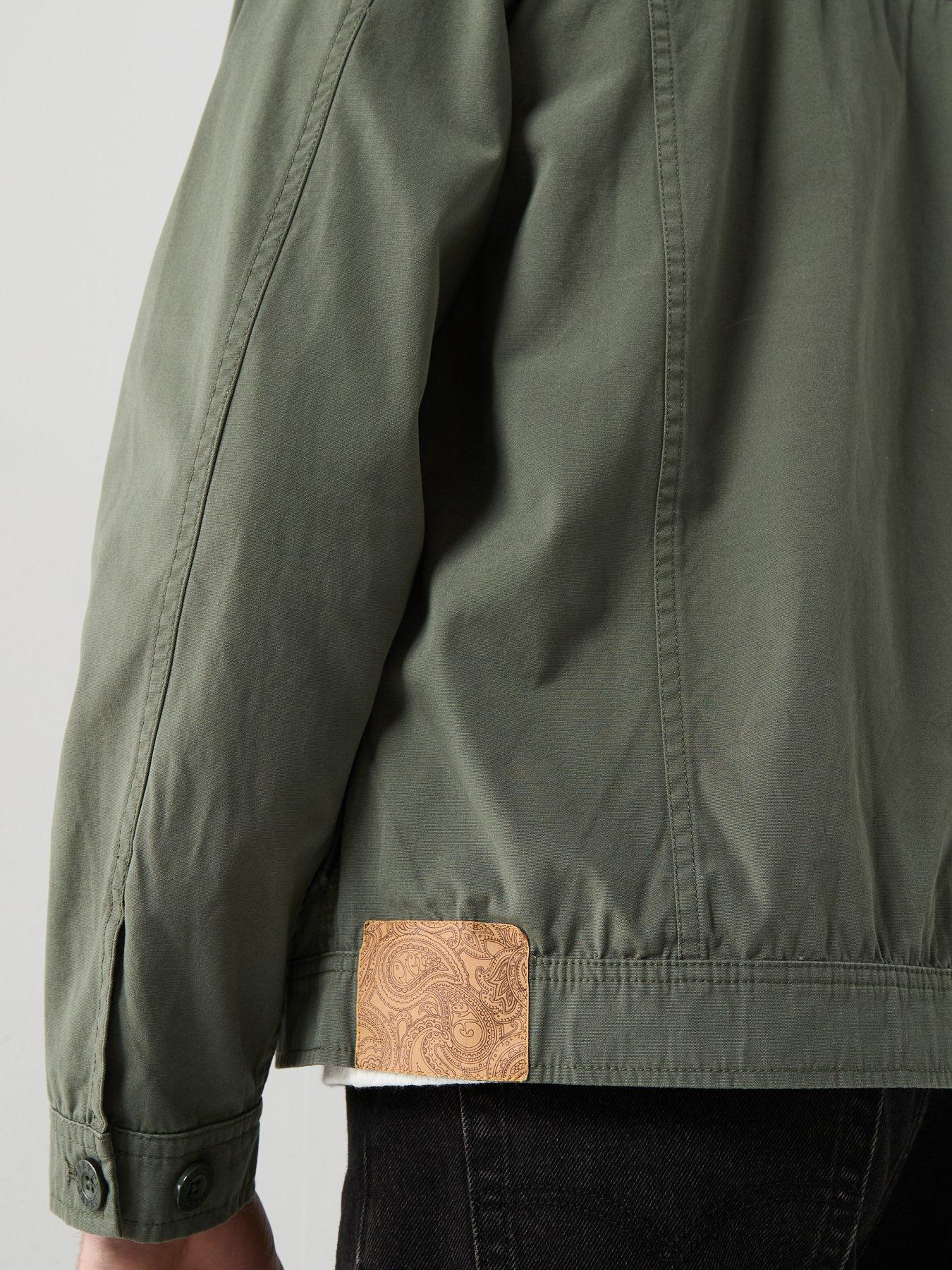 Image 5 of 6 of Pretty Green Bostall Overshirt - Dark Green