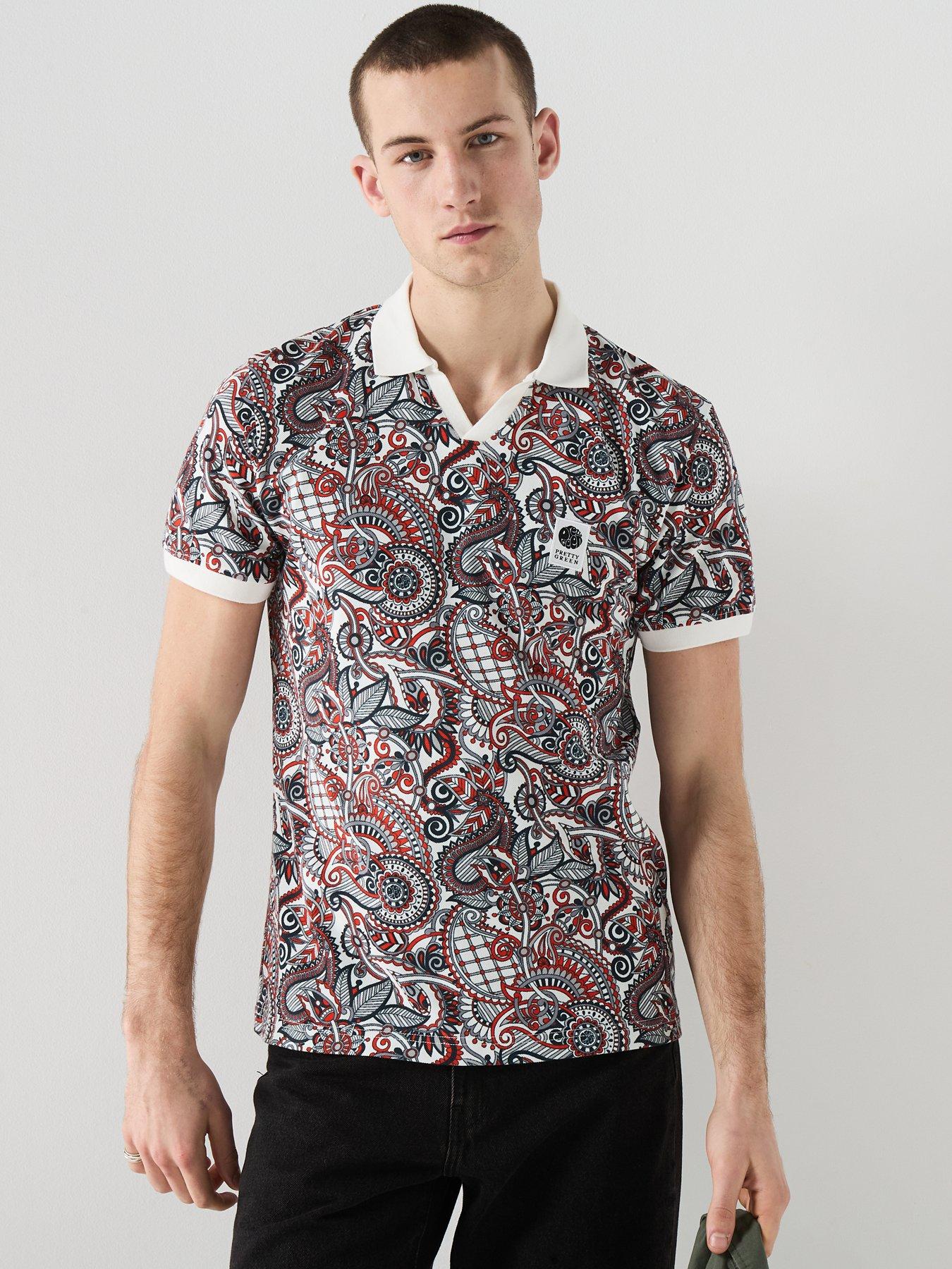 pretty-green-resonance-printed-short-sleeve-tipped-polo-shirt-navy