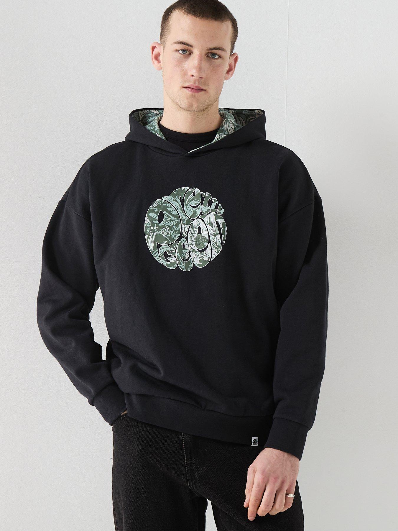 Pretty Green Bostal Hoodie - Black