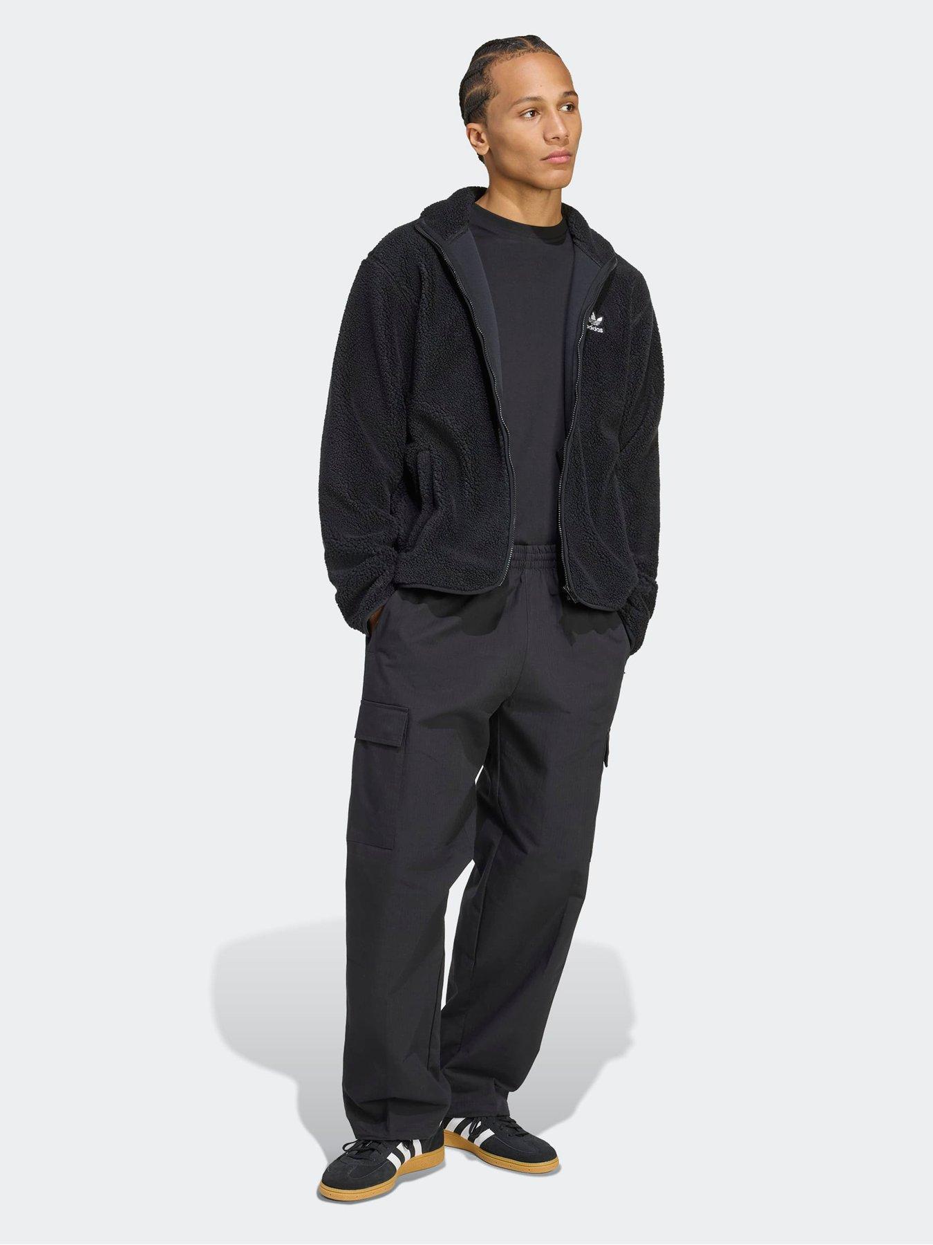Image 3 of 6 of adidas Originals Men's Woven Cargo Pants - Black