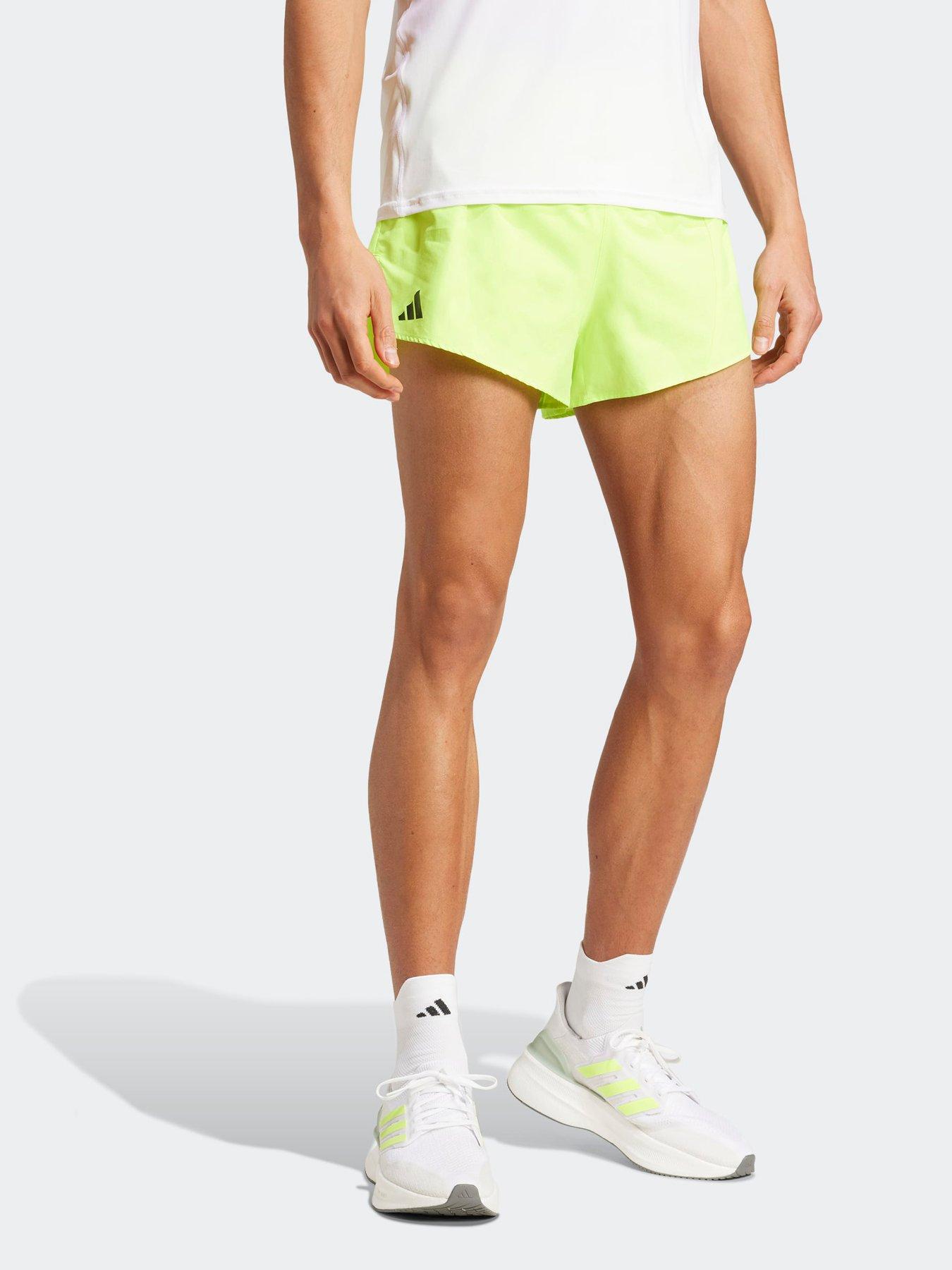 adidas Mens Running Adizero Essentials Shorts - Yellow