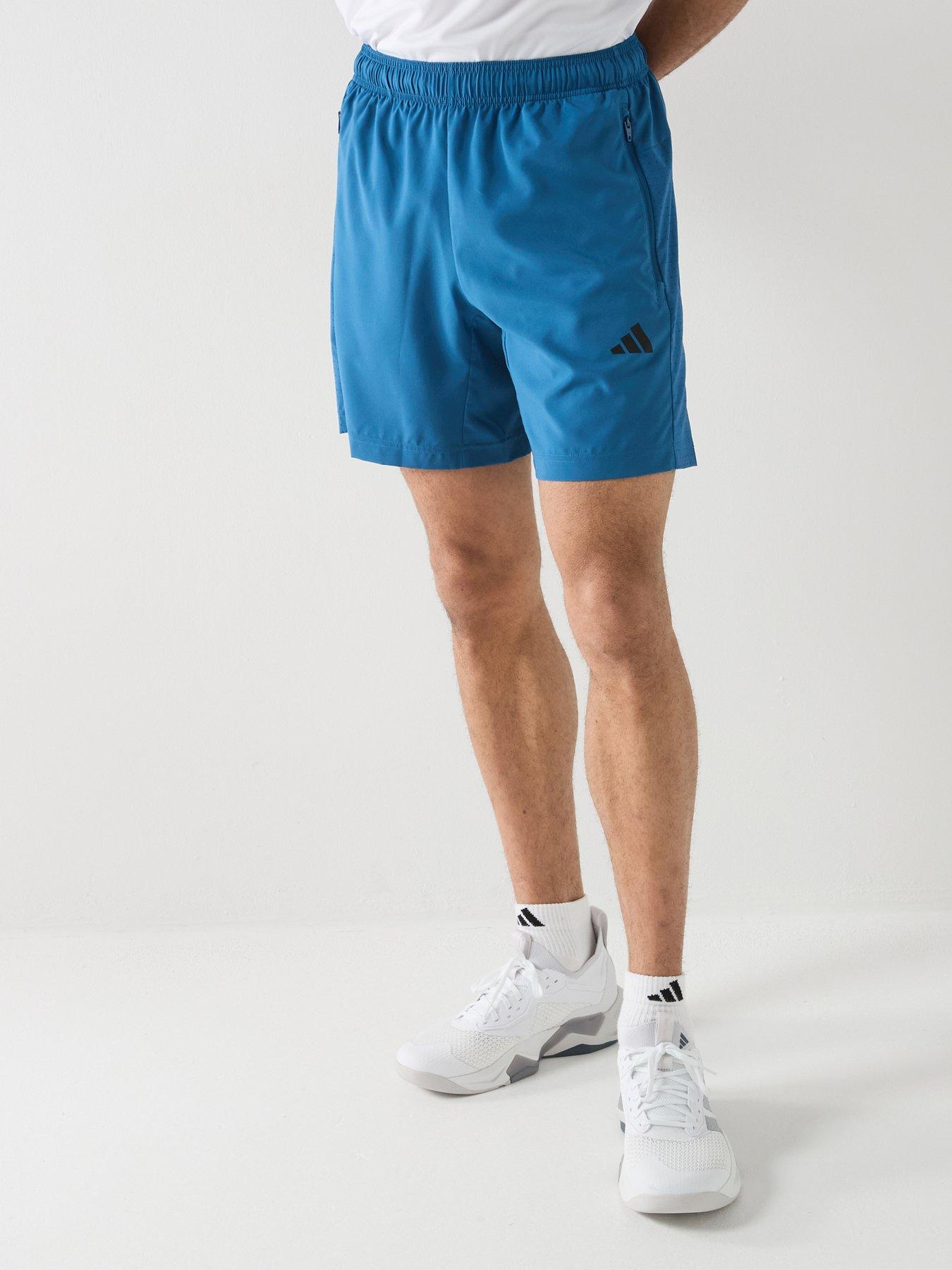 adidas Mens Training Workout Essentials Woven Shorts - Blue