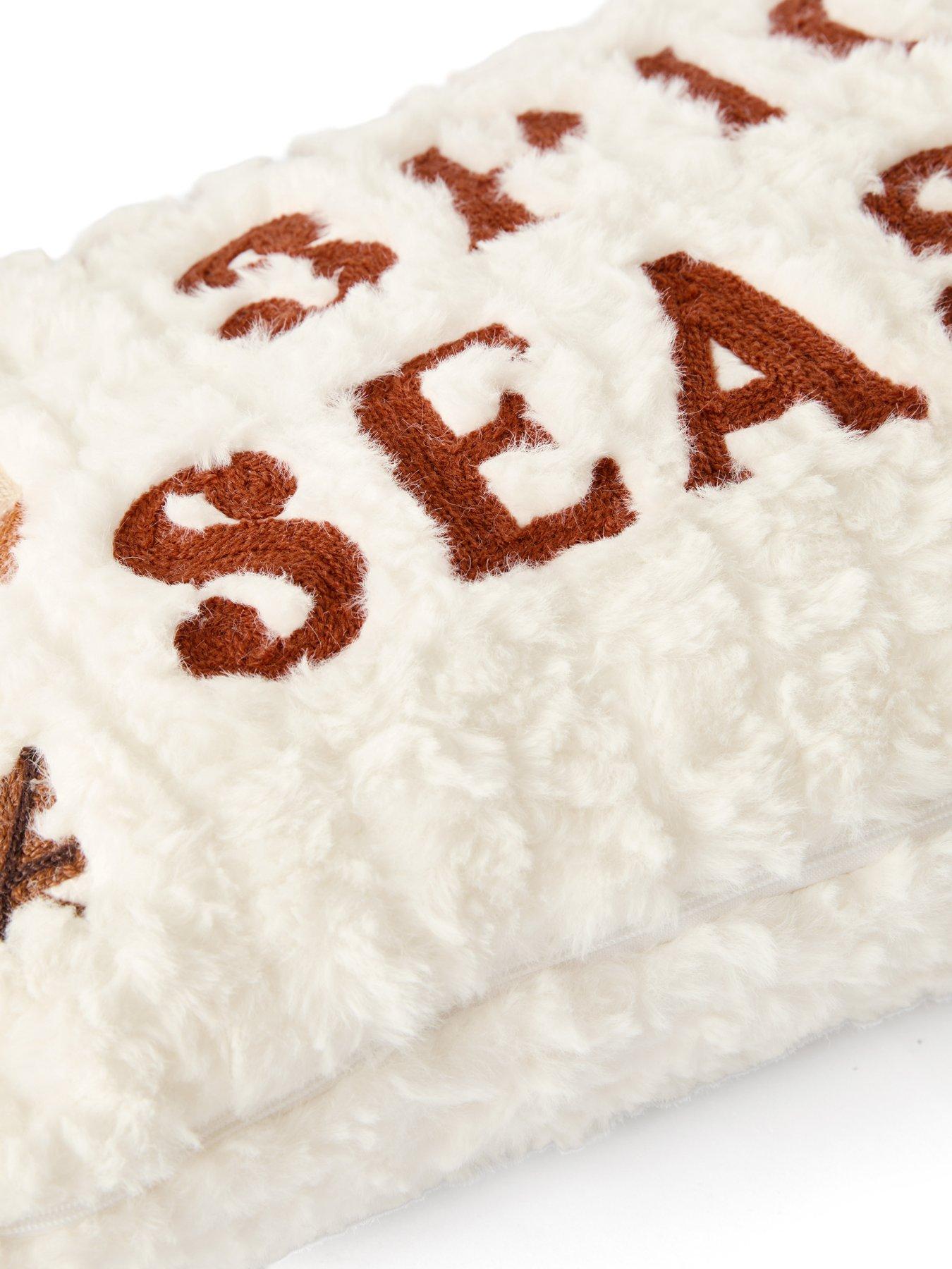 Image 5 of 7 of The Very Collection Pumpkin Spice Faux Fur Cushion