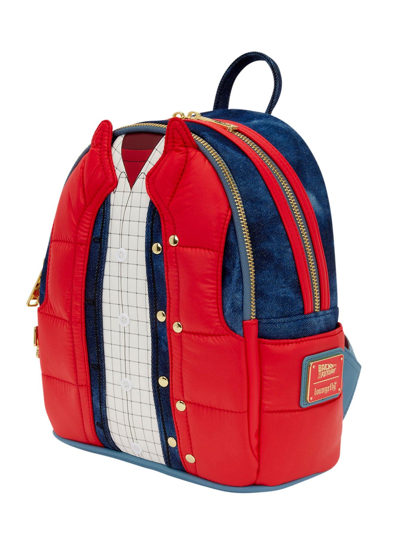 Image 3 of 6 of Loungefly Universal Back to the Future Marty McFly Cosplay Mini Backpack