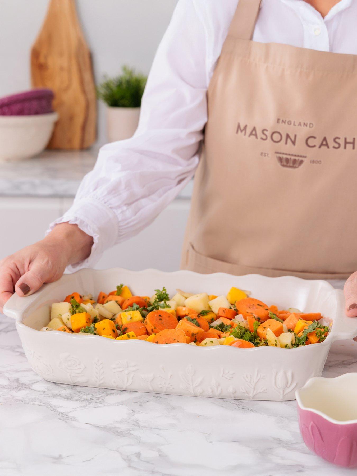 Mason Cash In The Meadow Cream Lge Rect Dish 37.5x27cm