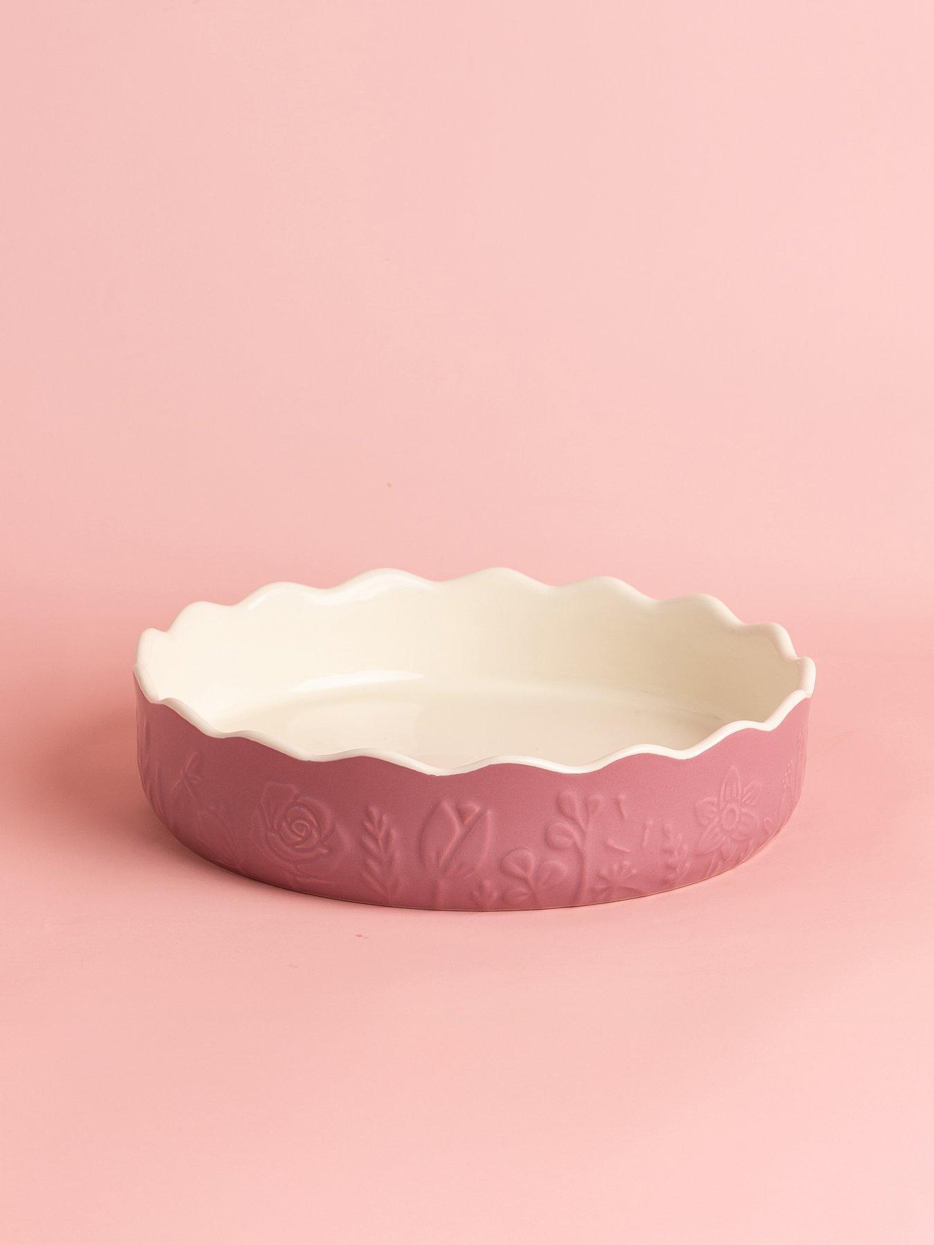 Mason Cash In The Meadow Pink Pie Dish 23cm