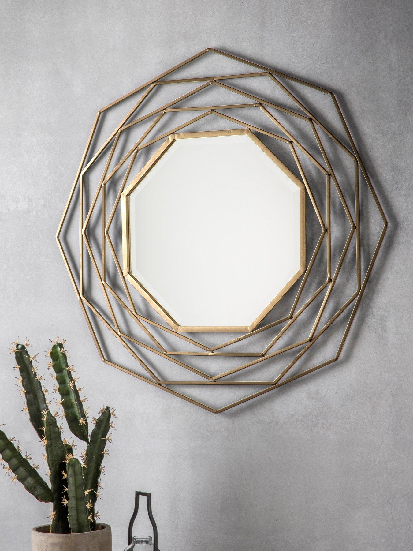 Image 1 of 4 of Gallery Direct Estella Mirror Gold 910x910mm