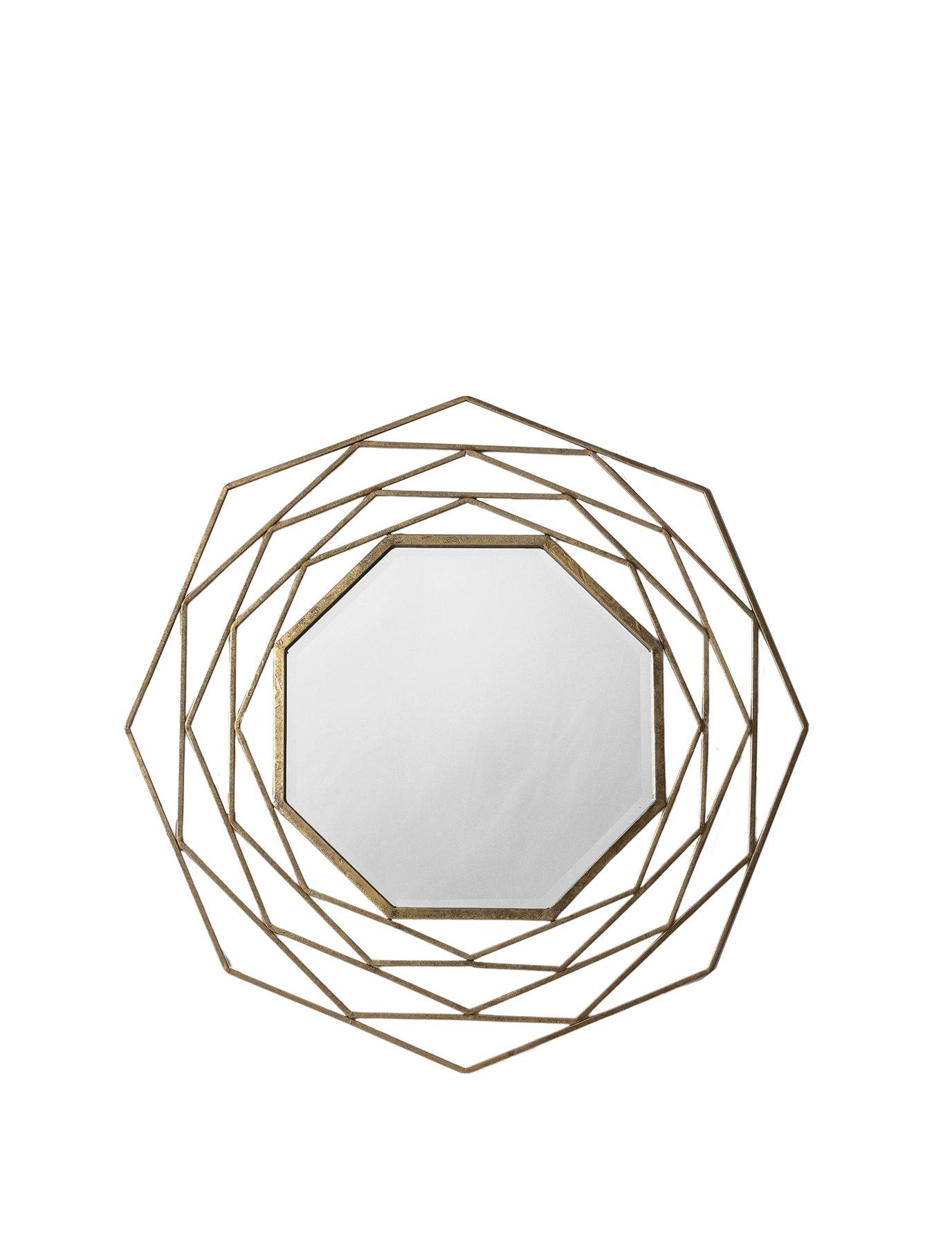 Image 2 of 4 of Gallery Direct Estella Mirror Gold 910x910mm