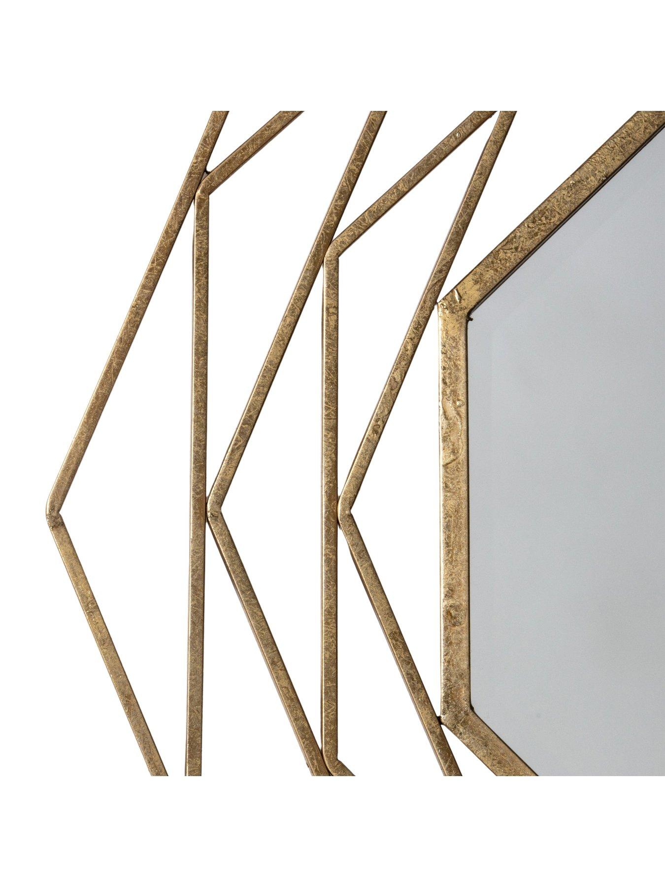 Image 3 of 4 of Gallery Direct Estella Mirror Gold 910x910mm