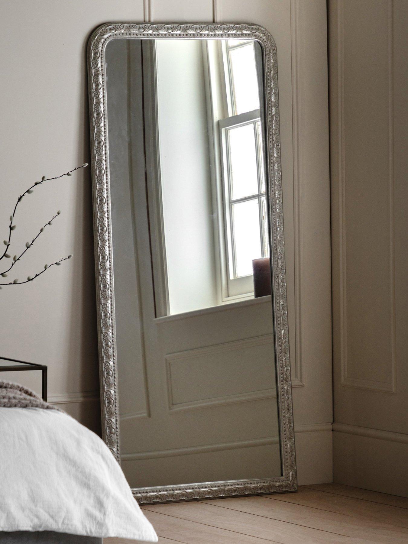 Gallery Direct Romana Leaner Mirror Grey 750x30x1700mm