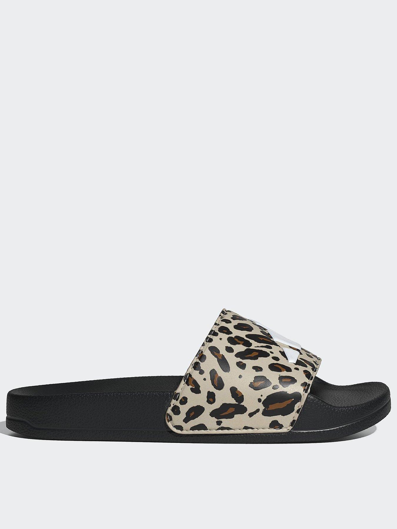 adidas Sportswear Kids Girls Adilette Shower Logo Sliders - Beige