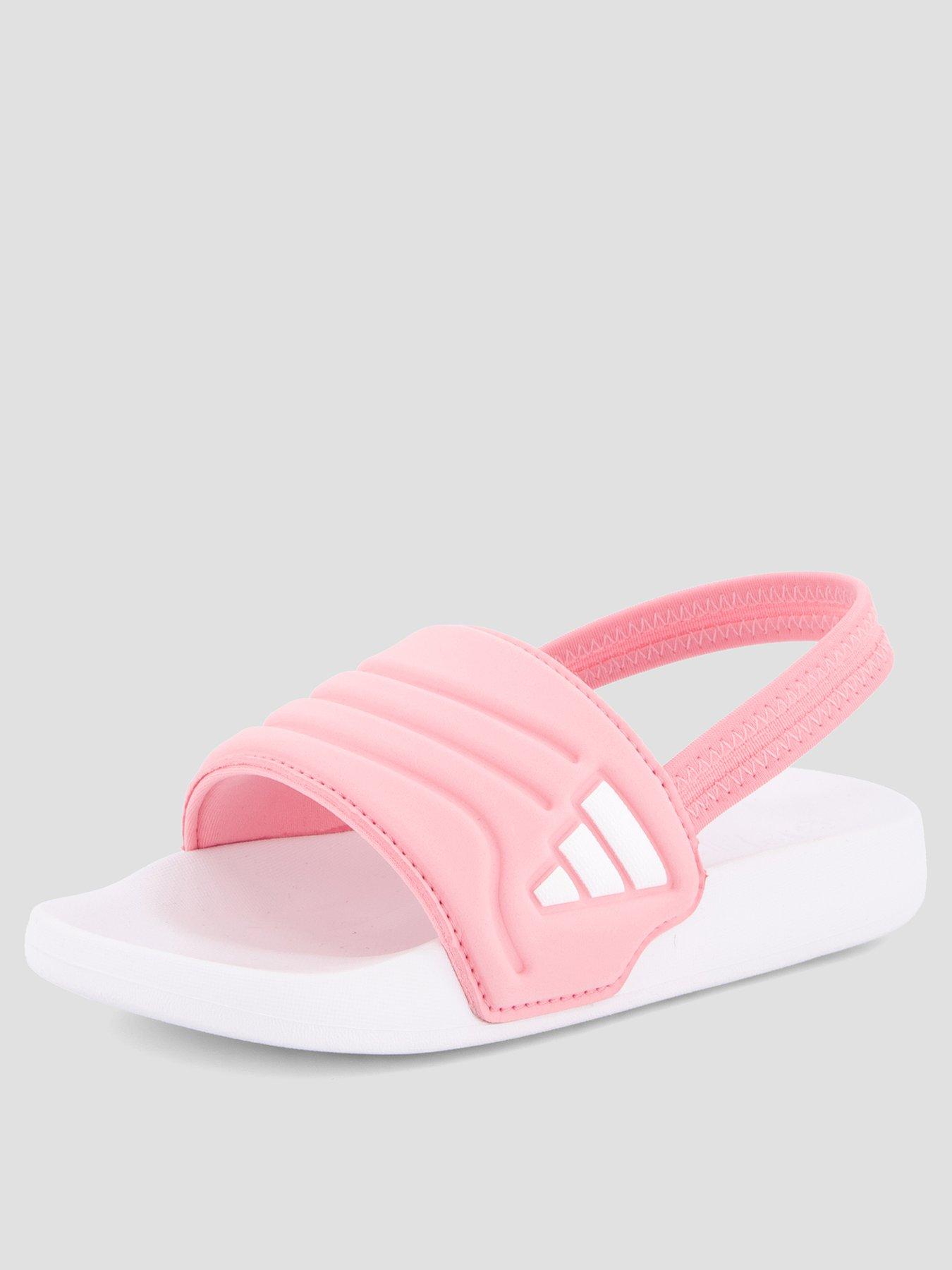adidas Sportswear Kids Girls Adilette Estrap 2.0 Trainers - Pink