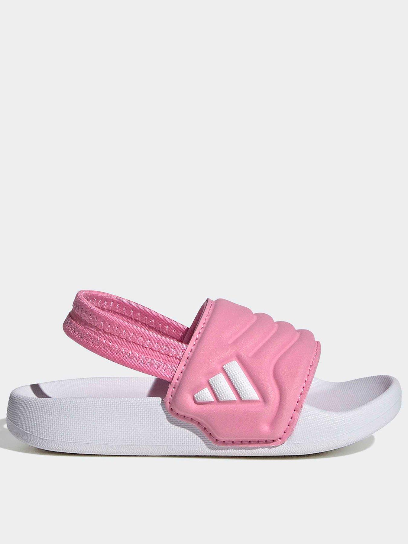 adidas Sportswear Infant Girls Adilette Estrap 2.0 Sliders - Pink