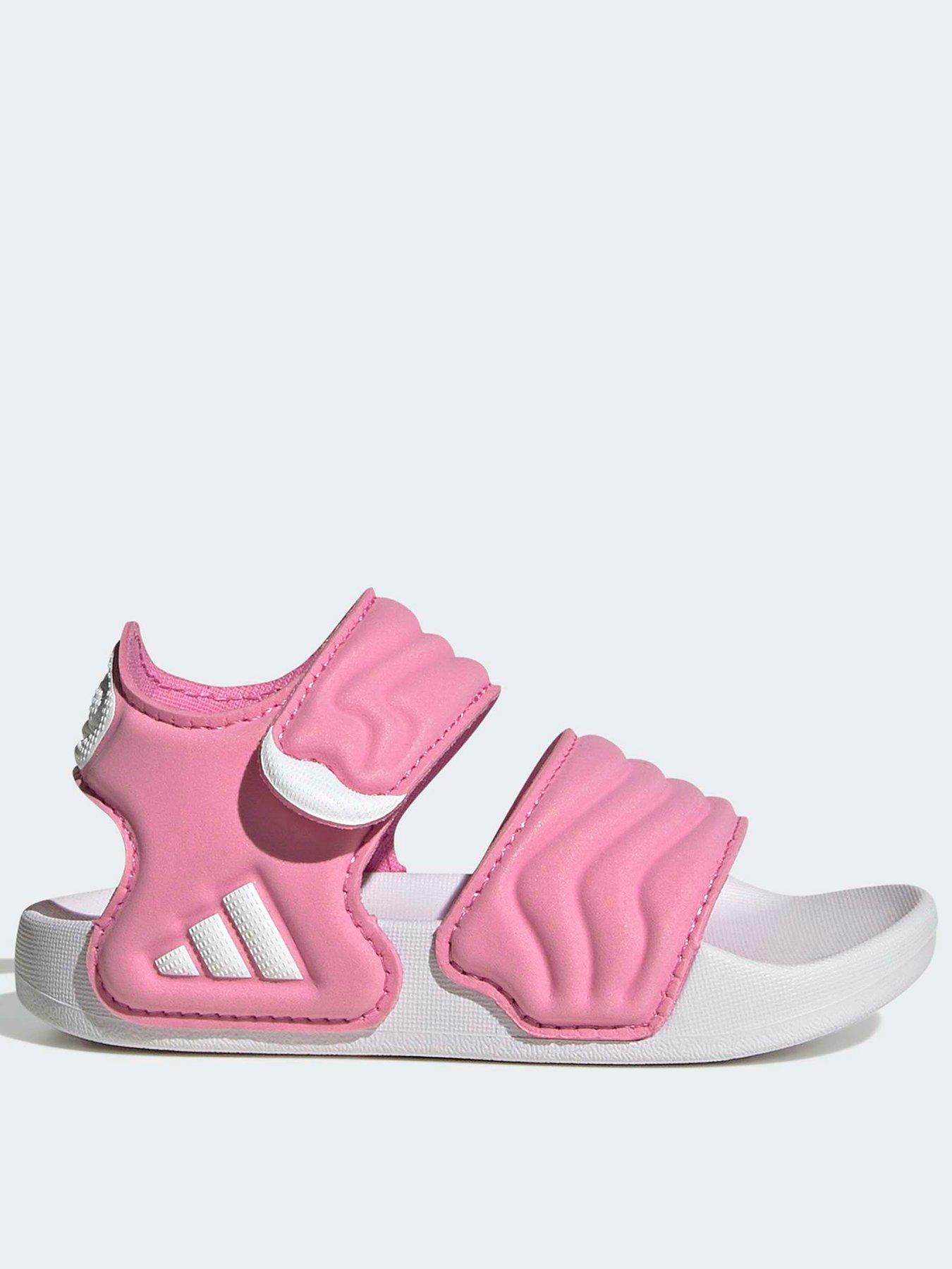 adidas Sportswear Infant Girls Adilette Sandal - Pink