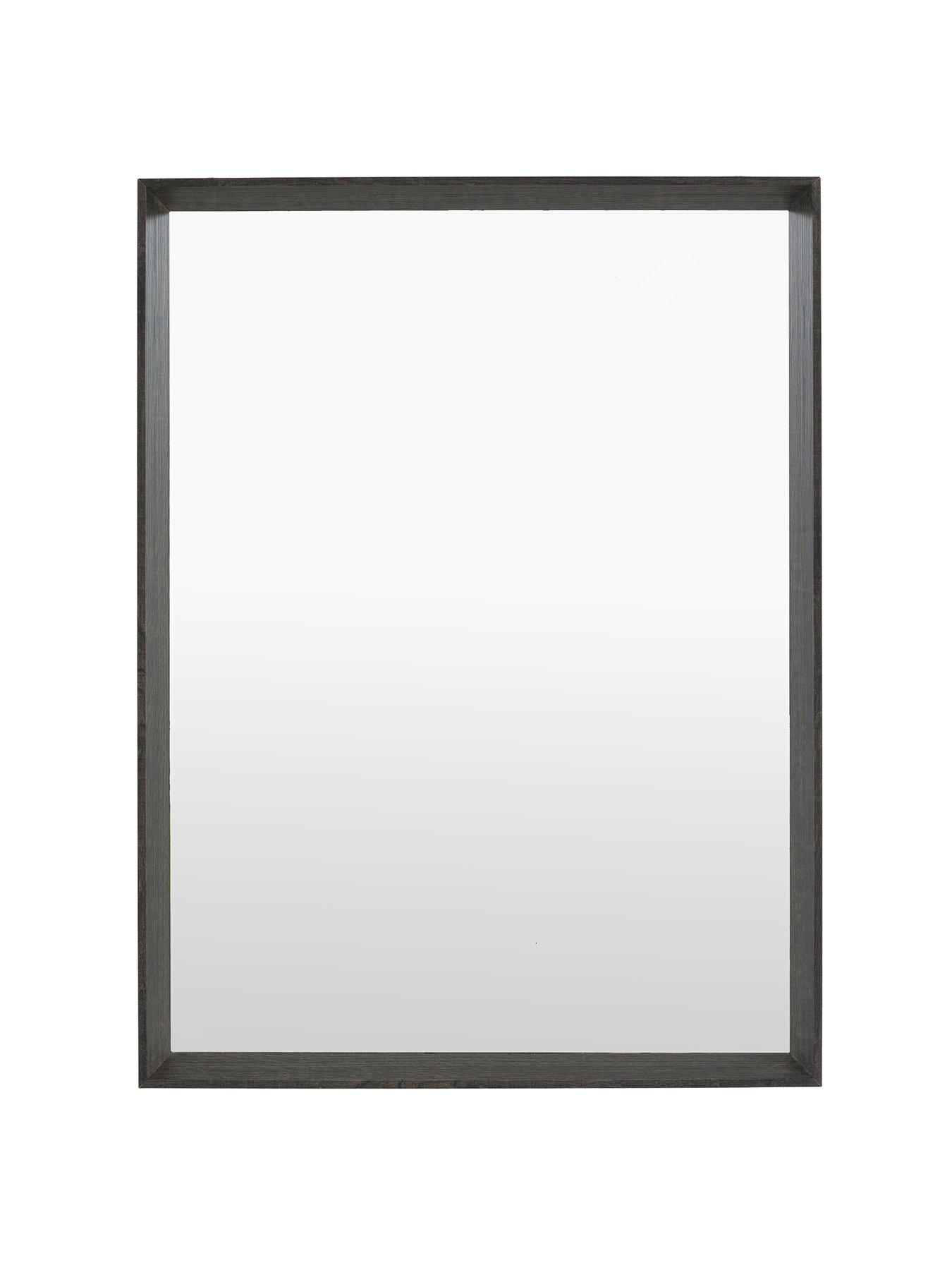 Image 2 of 5 of Gallery Direct Ashbury Rectangle Mirror Black 800x60x600mm