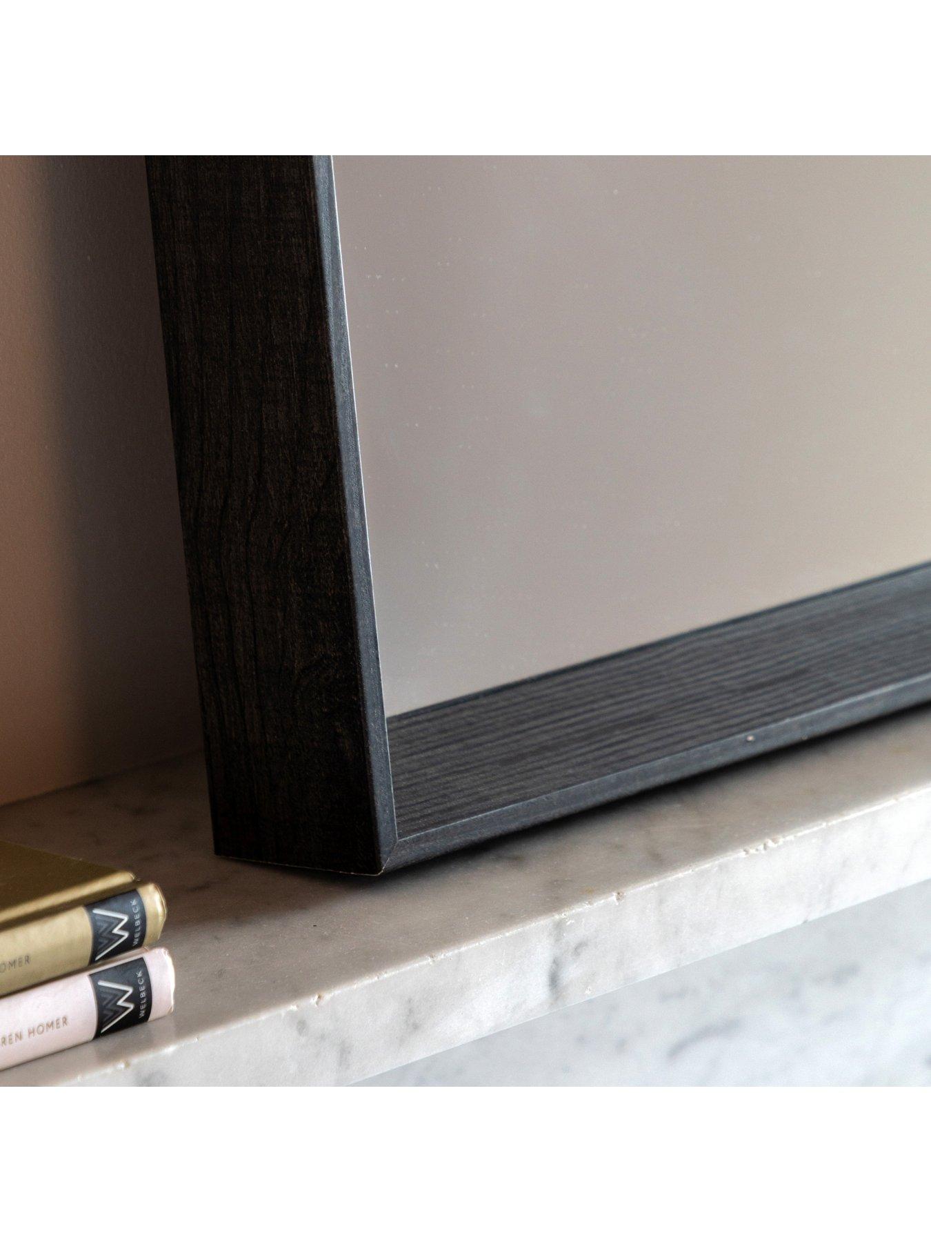 Image 3 of 5 of Gallery Direct Ashbury Rectangle Mirror Black 800x60x600mm