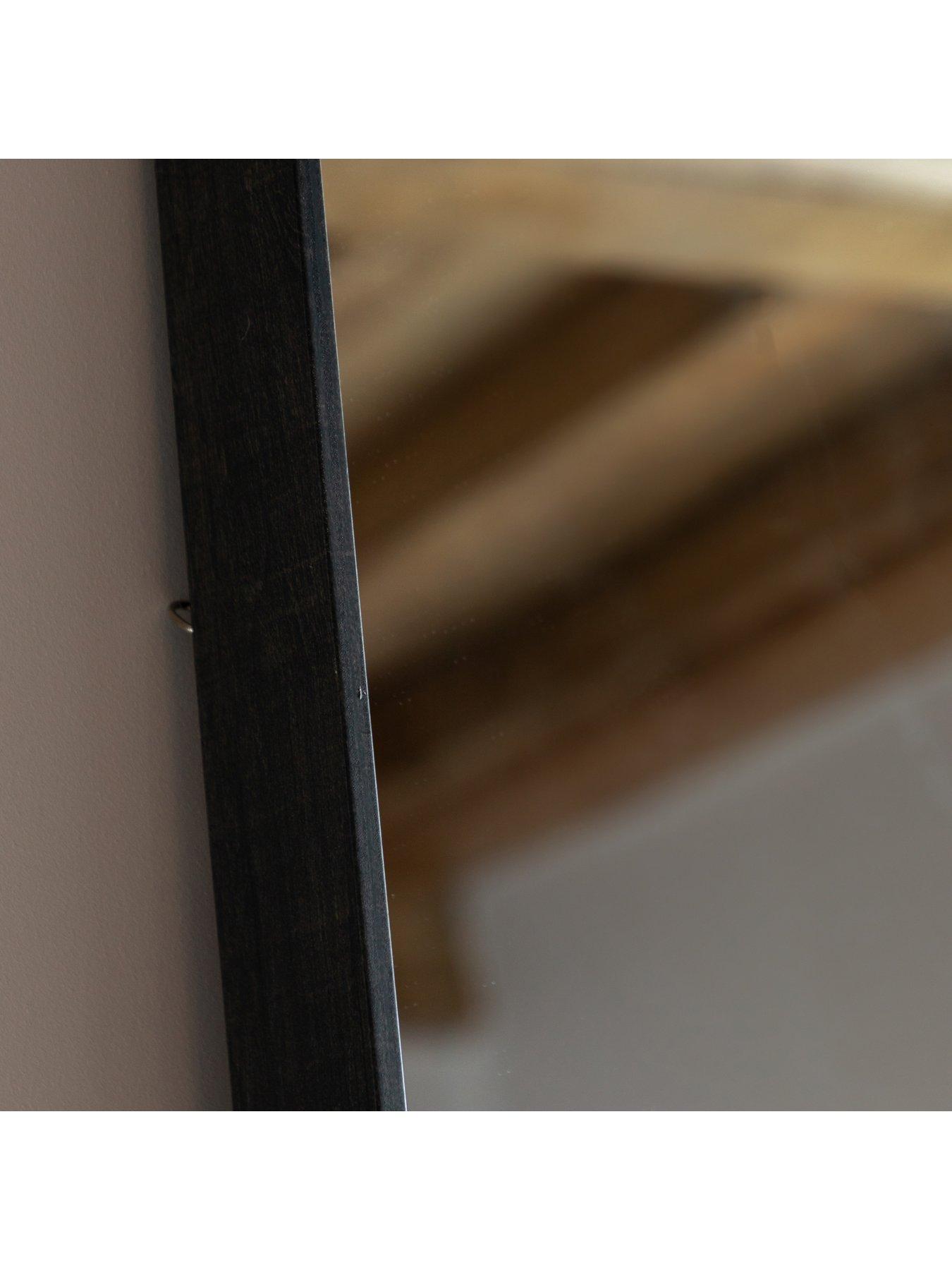 Image 4 of 5 of Gallery Direct Ashbury Rectangle Mirror Black 800x60x600mm