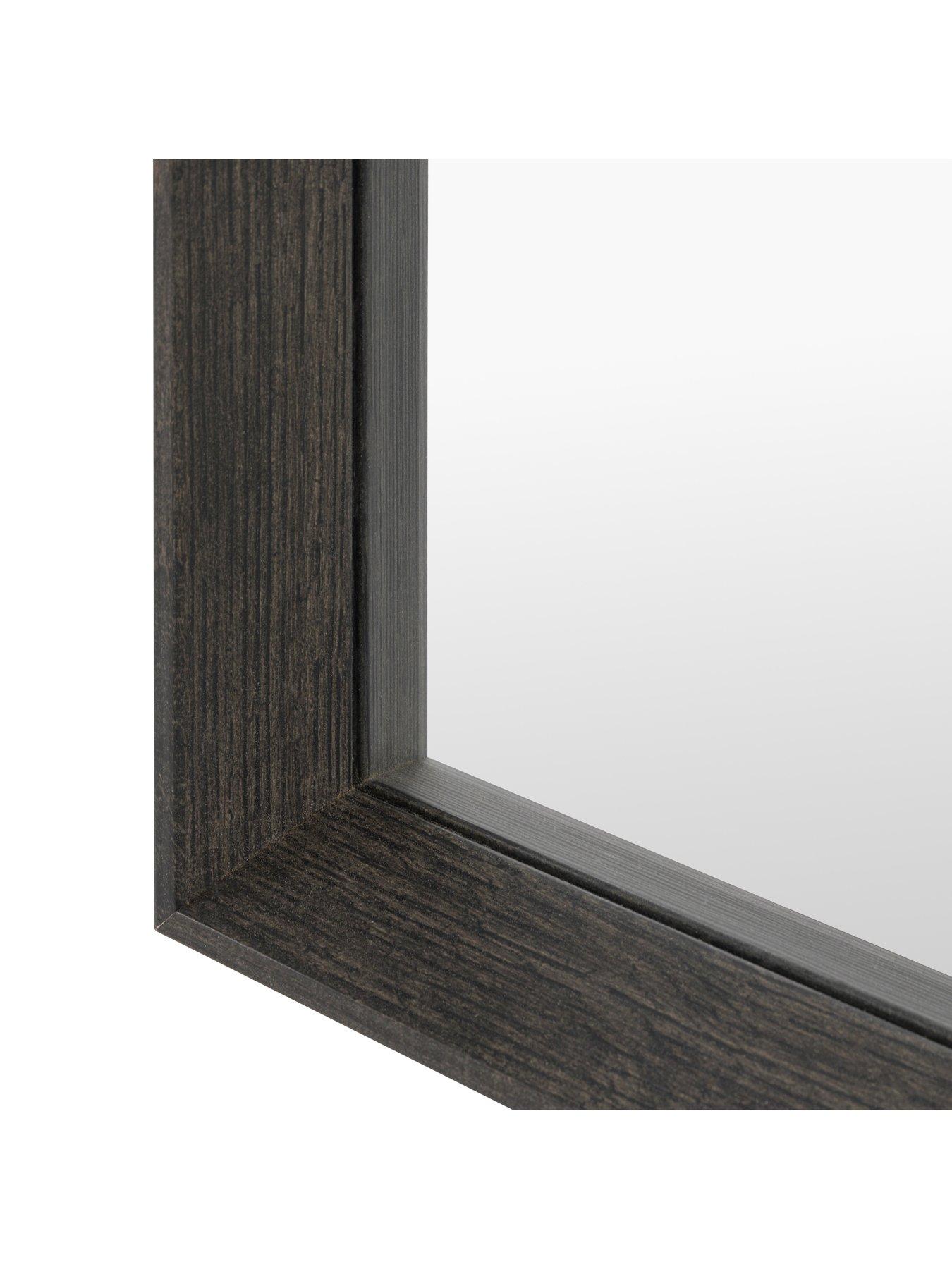 Image 5 of 5 of Gallery Direct Ashbury Rectangle Mirror Black 800x60x600mm