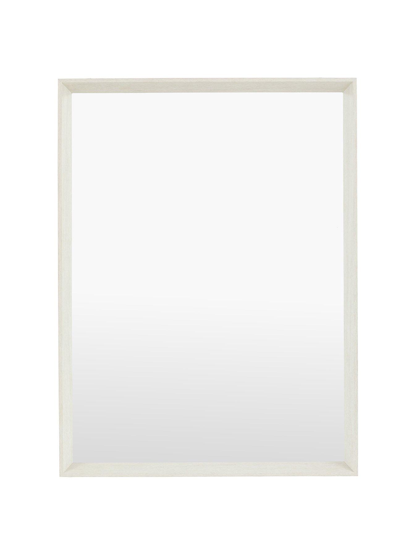 Image 2 of 4 of Gallery Direct Ashbury Rectangle Mirror White 800x60x600mm